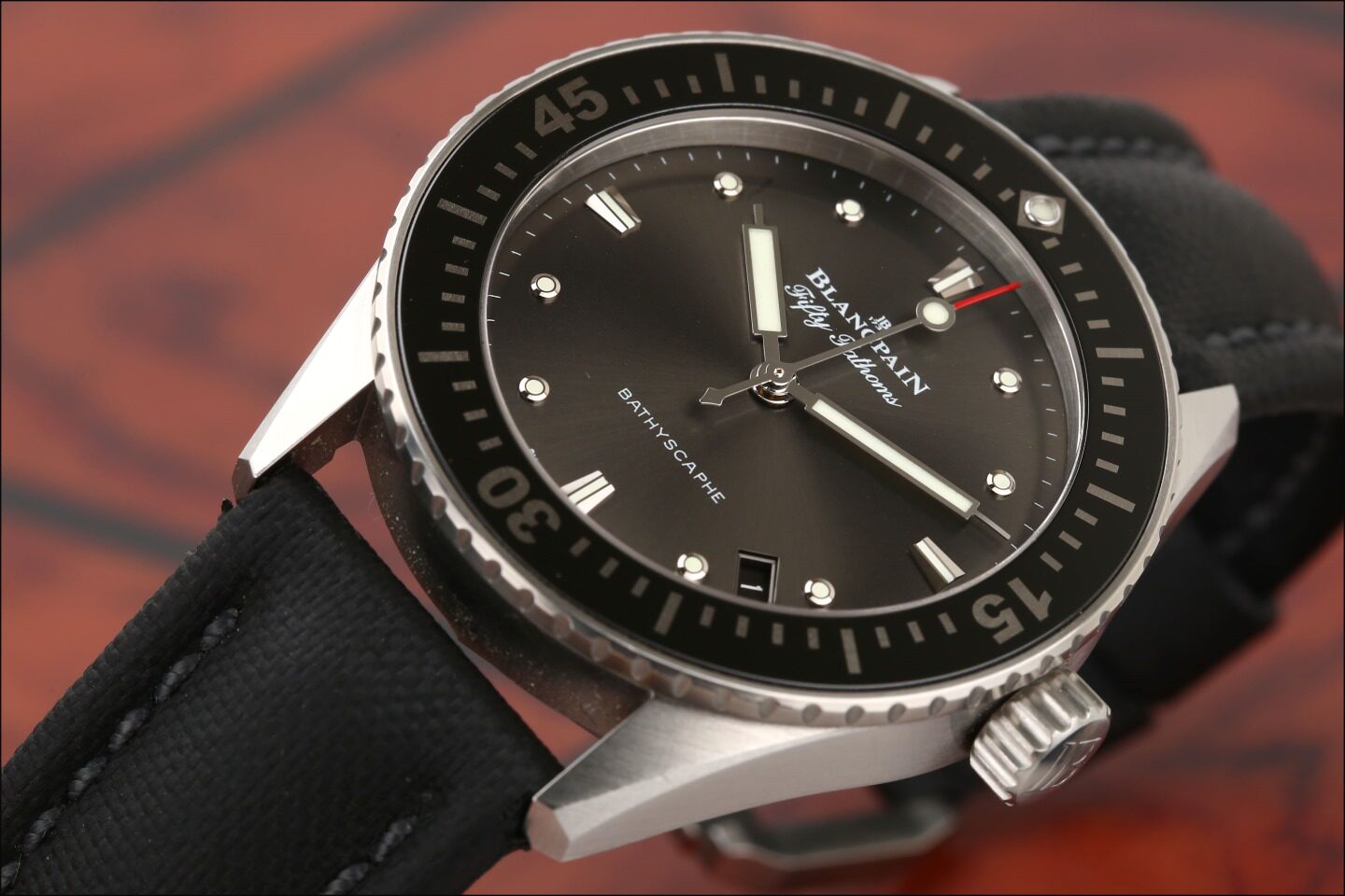 [9.8新]宝珀五十噚系列自动机械手表男士正品5100b-1110-b52a