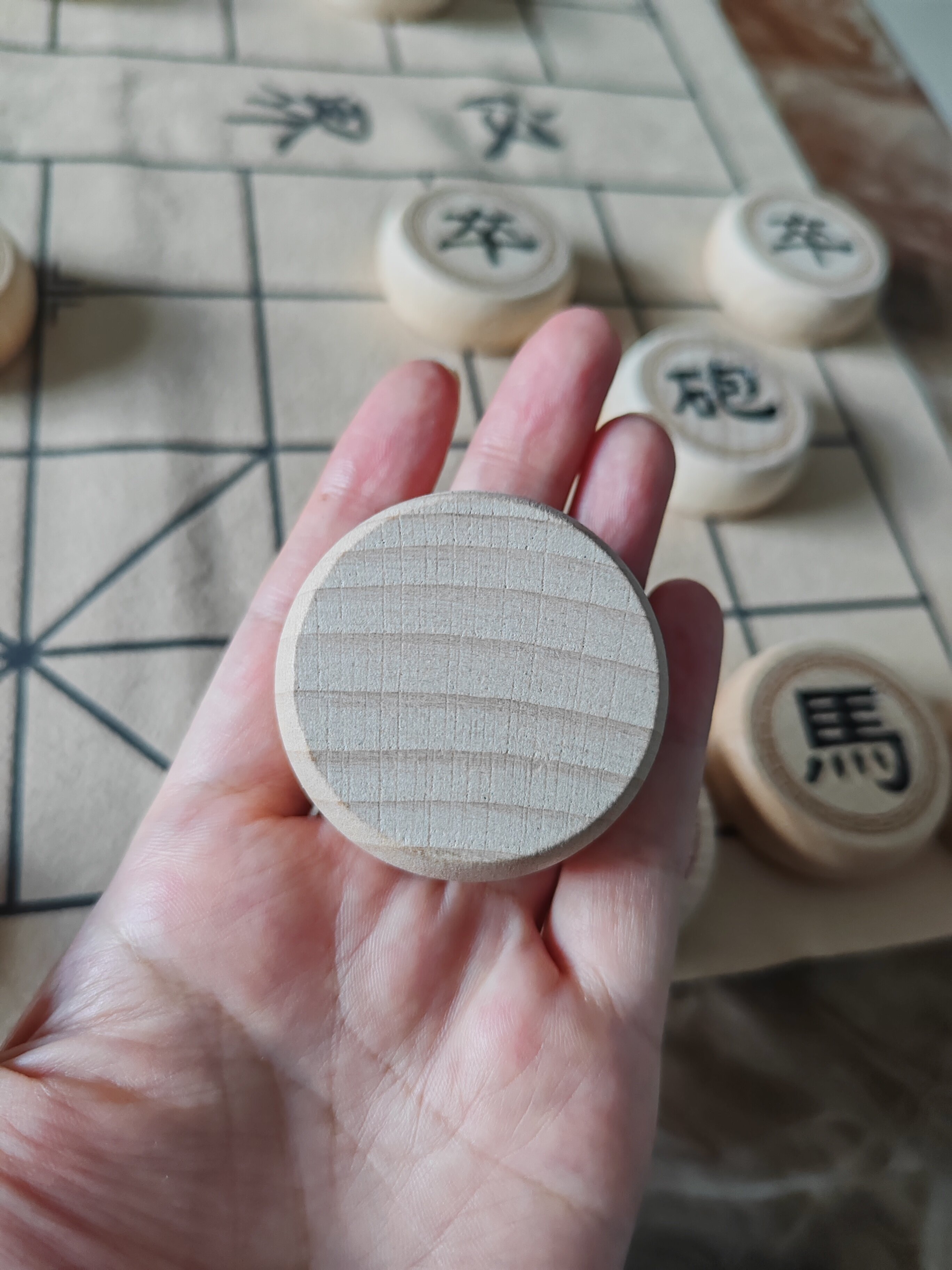 榉木象棋实木中国象棋隶书双面刻字高档大号儿童成人象棋棋盘套装