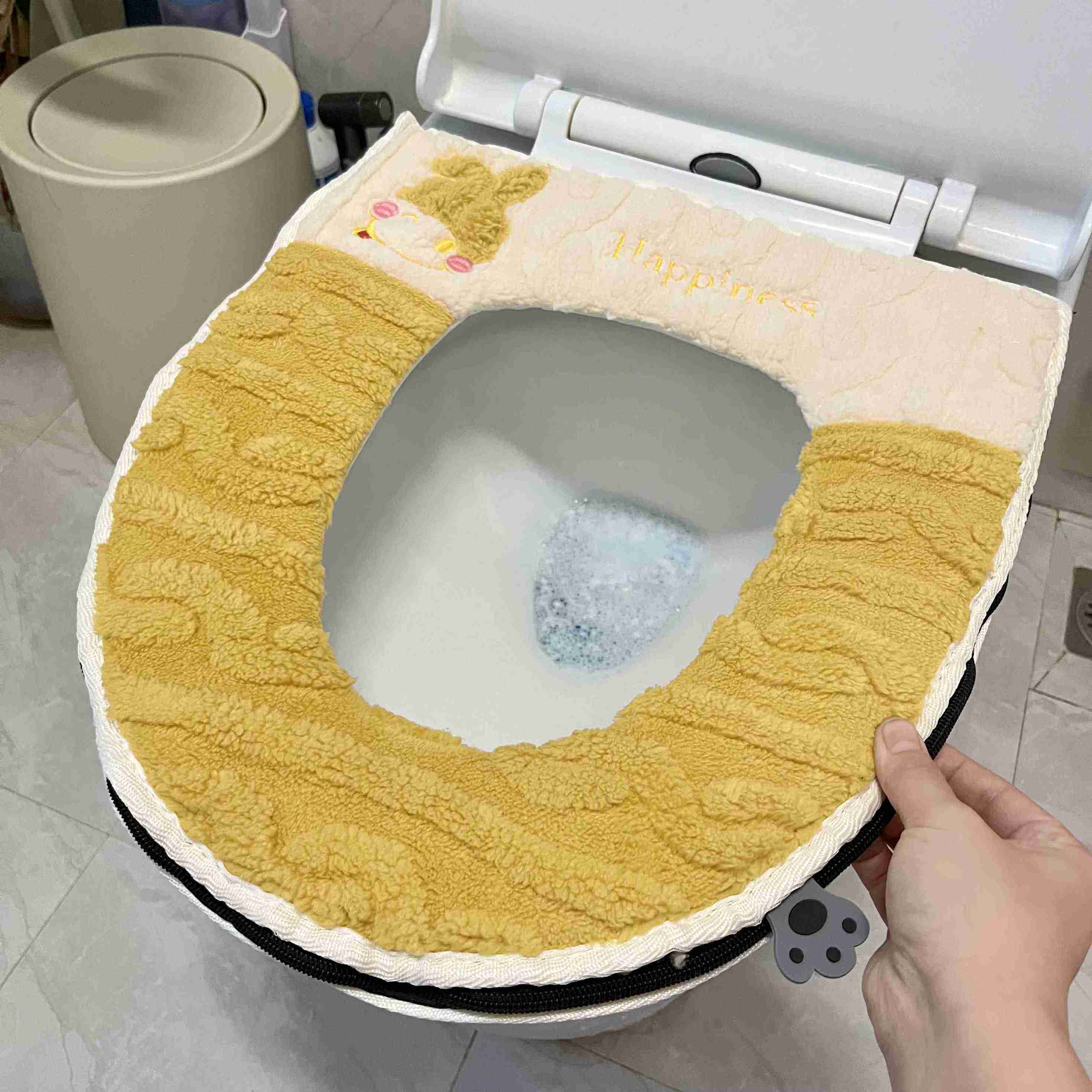 马桶垫坐垫家用厕所垫圈四季通用坐便器垫子加厚垫子冬季马桶坐垫