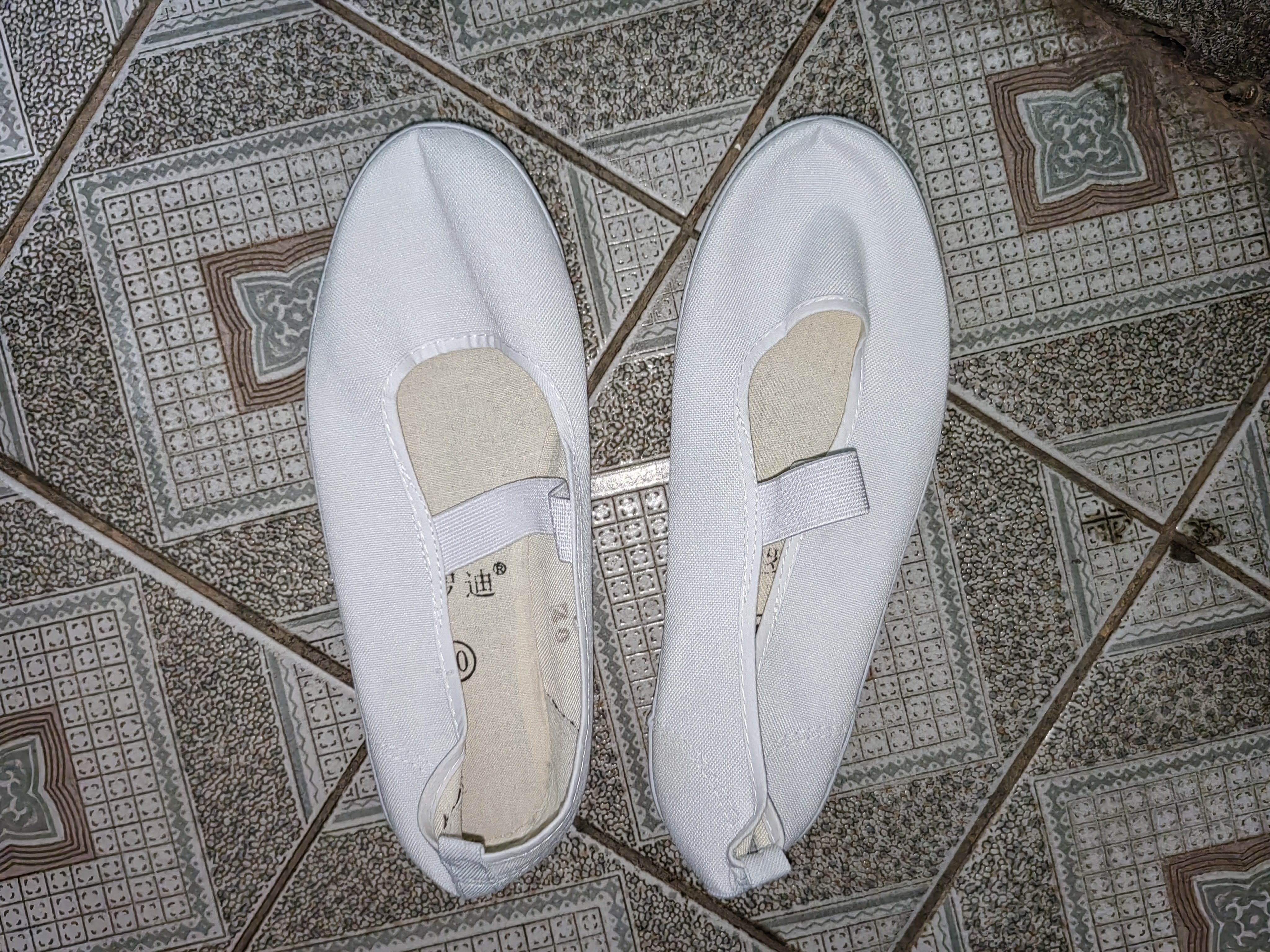 小白鞋女款休闲帆布鞋女体操舞蹈表演鞋药店护士工作鞋软底白布鞋