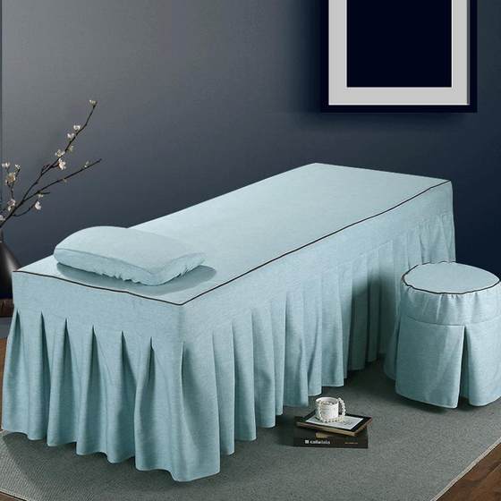 Massage bed, single -piece single -piece new beauty bed sleeve cotton, linen and beauty salon beauty bed for beauty bed for four seasons universal Massage bed, single -piece single -piece new beauty bed sleeve cotton, linen and beauty salon beauty bed for beauty bed for four seasons universal