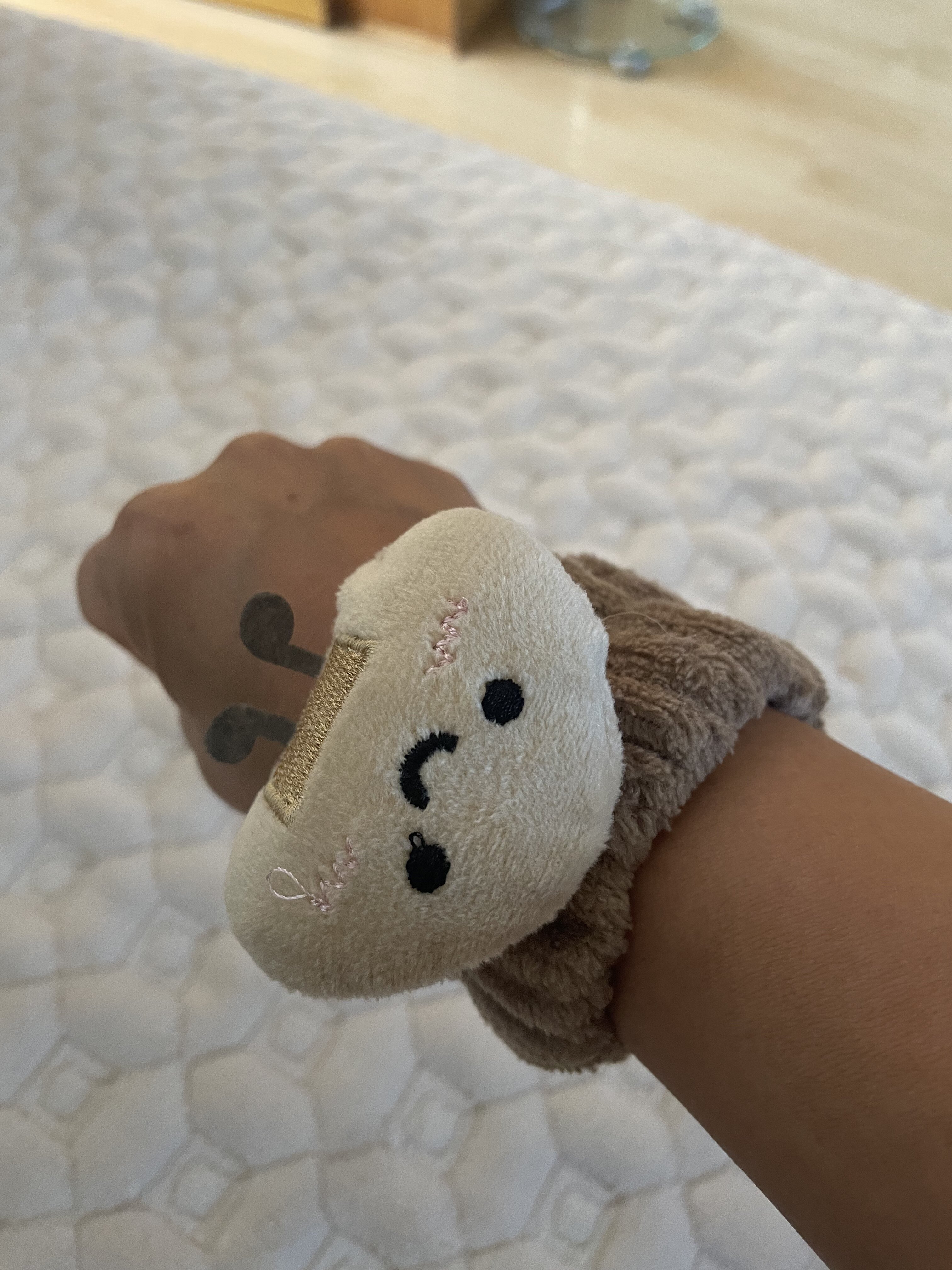 儿童洗脸防水手腕带可爱女宝宝防水防湿袖神器护腕挡