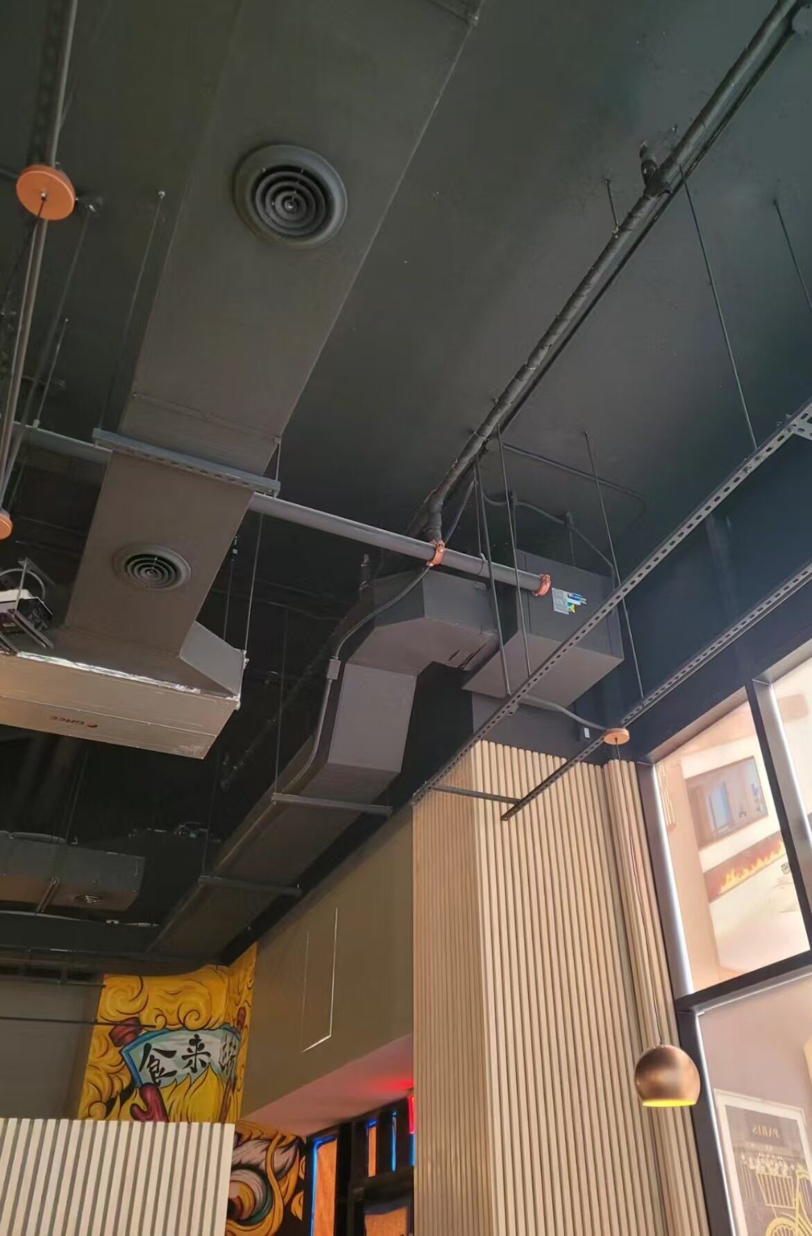 办公室新风系统商用超静音管道抽风机强力排气扇排烟换气扇通风机