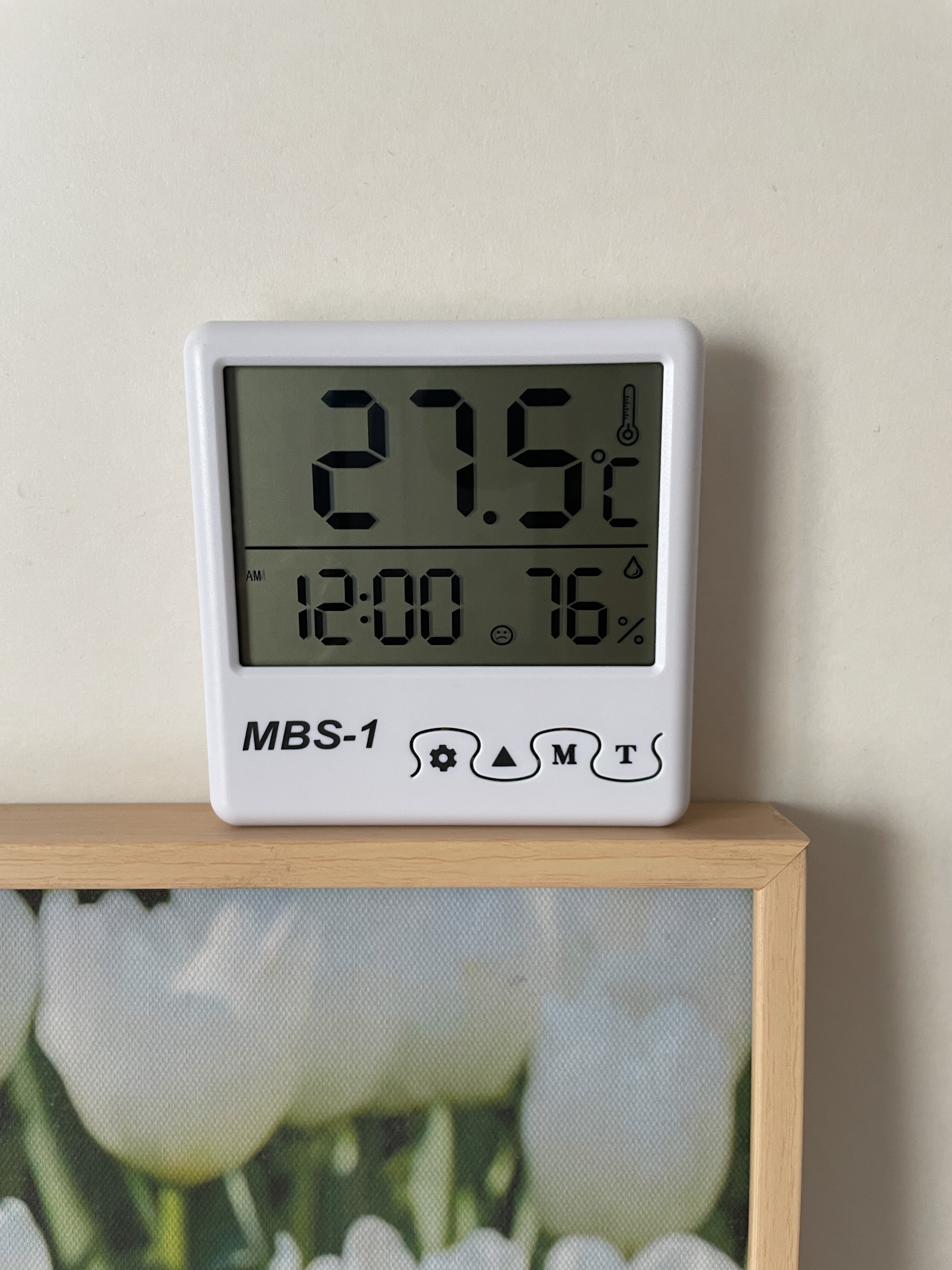 智能电子温度计家用室内高精度精准婴儿房测温计壁挂式温湿度计表