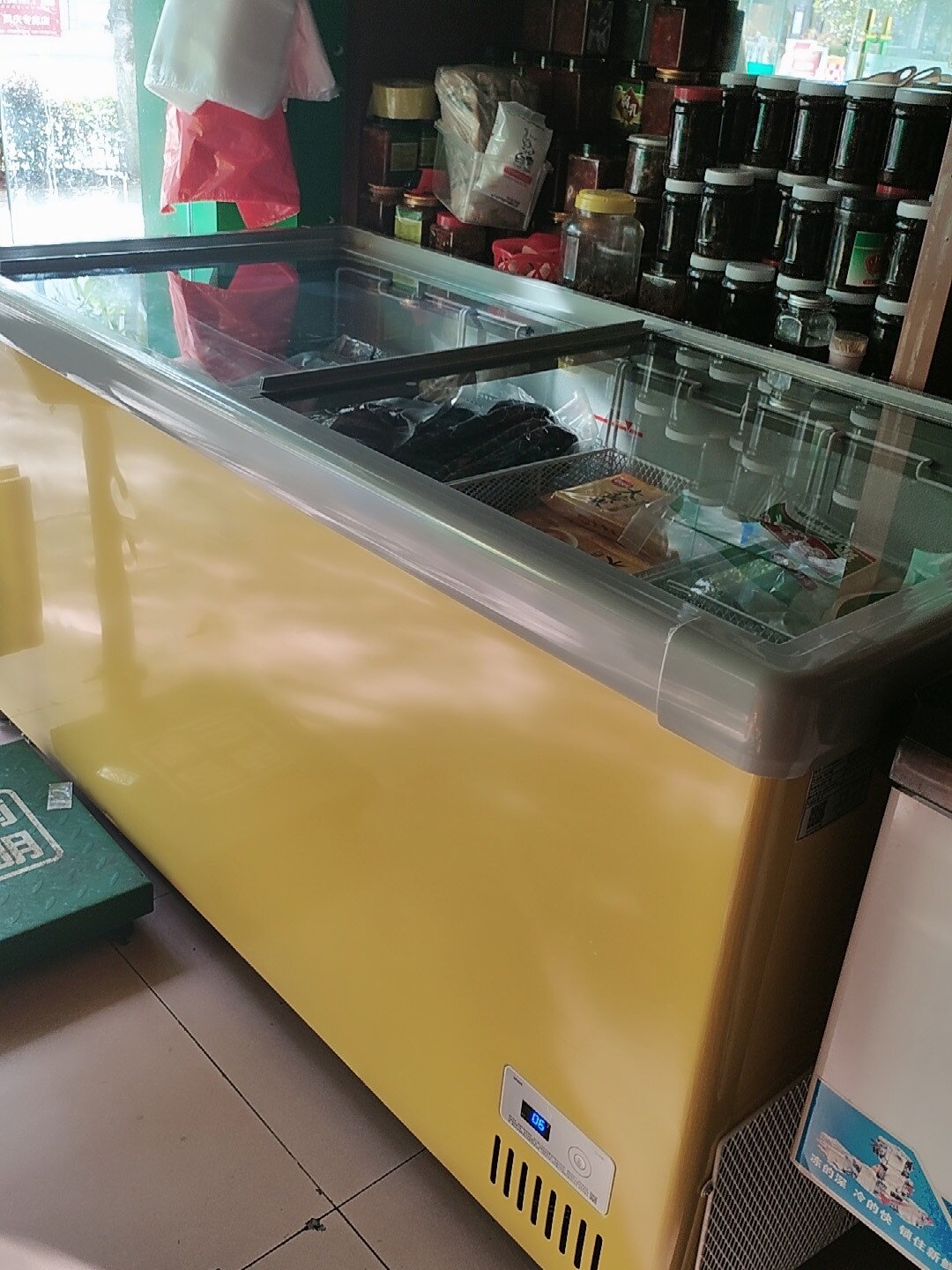 厨柯莱冰柜商用大容量雪糕柜冷藏柜超市组合岛柜卧式展示柜冷冻柜