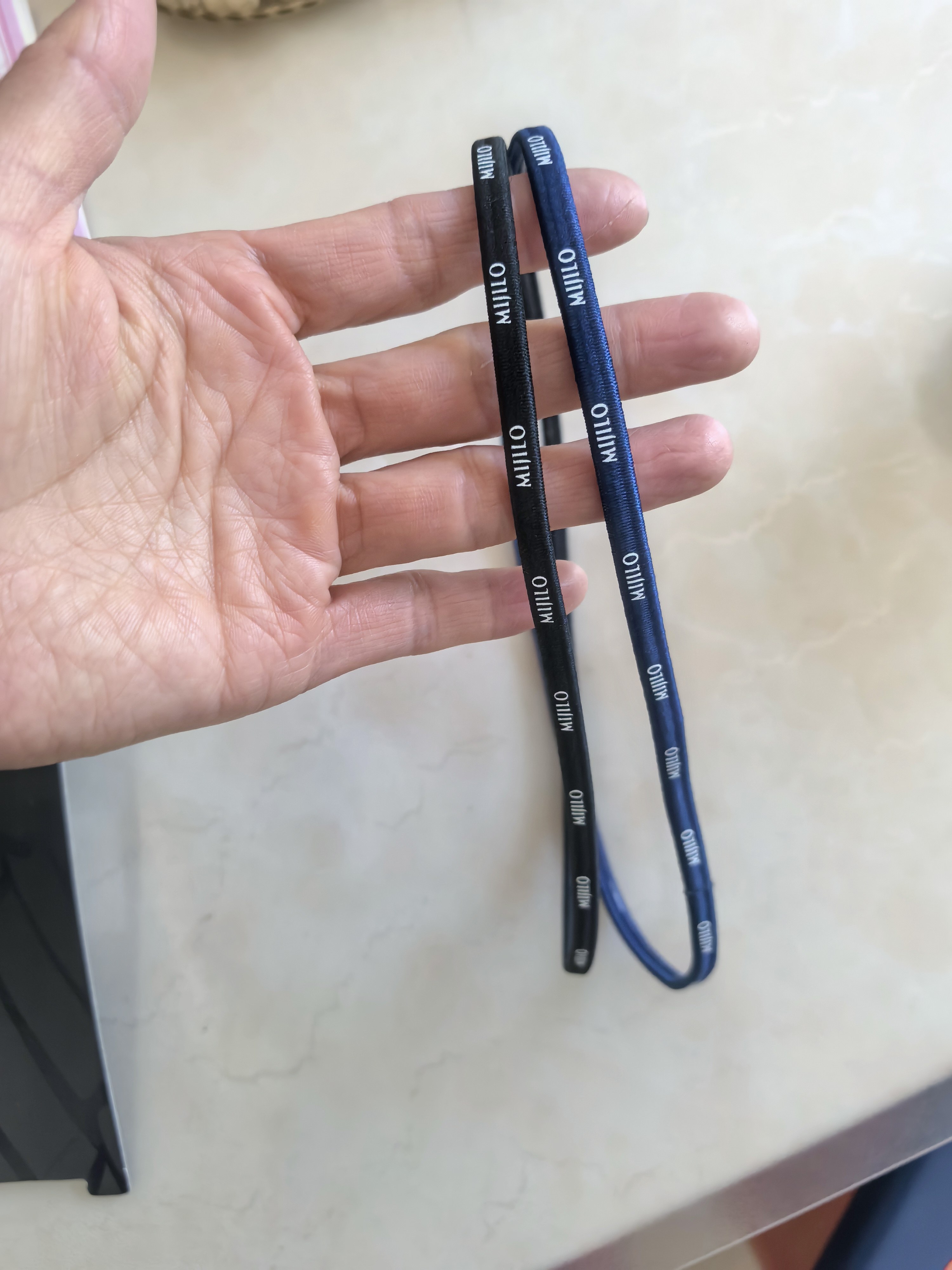 米基洛mijilo运动发带女 细款跑步瑜伽束发带吸汗防滑止汗导汗带