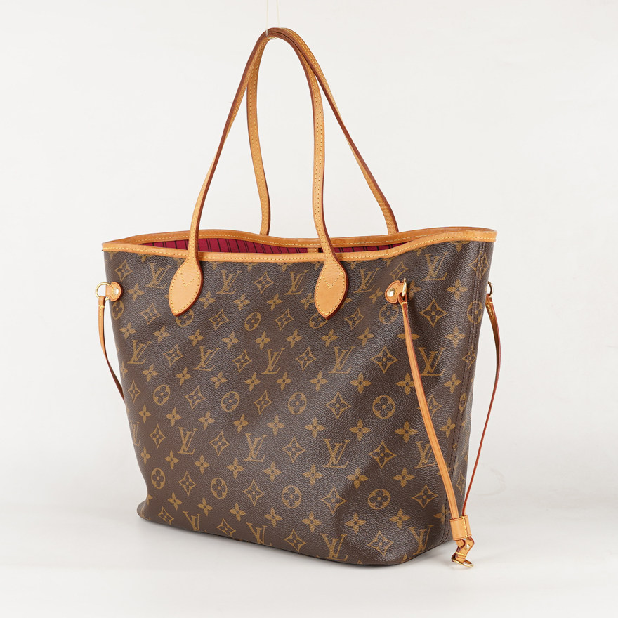 8新]路易威登lv neverfull 购物袋中号单肩包v4114