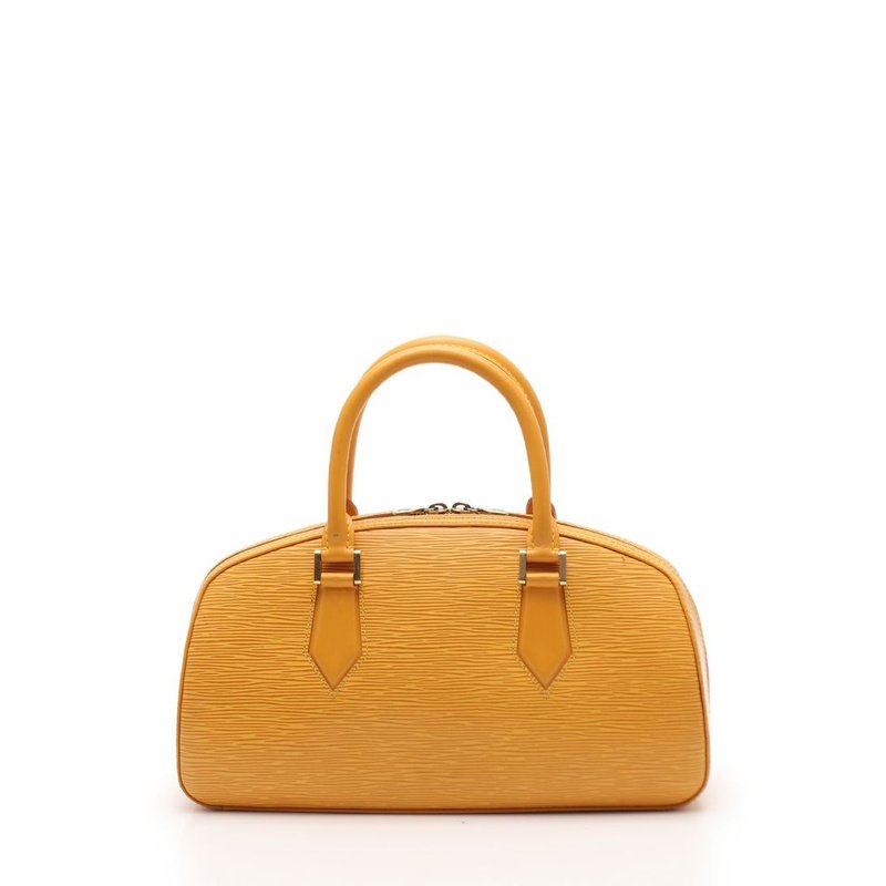 [9.0新]路易威登lv女士jasmine水波纹真皮手提包tasili黄411417