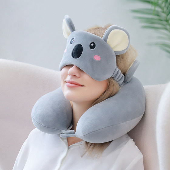 Memory cotton pillow neck U -shaped pillow cervical cute travel portable aircraft car car U -shaped neck pillows Memory cotton pillow neck U -shaped pillow cervical cute travel portable aircraft car car U -shaped neck pillows