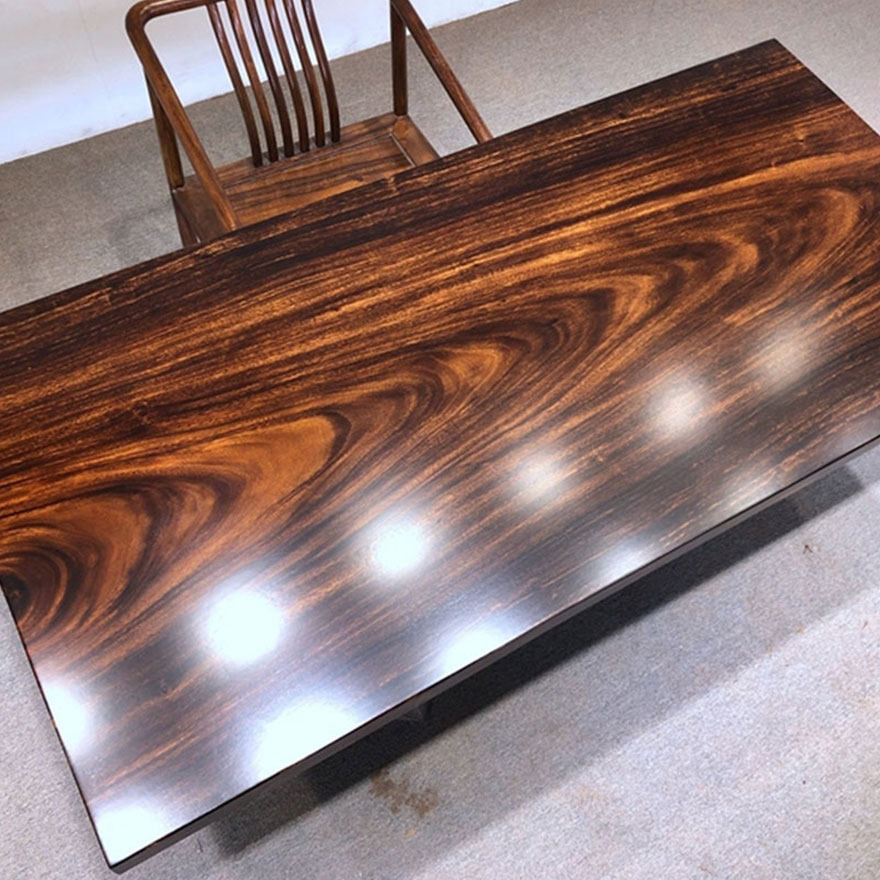 胡桃木实木大板 家具家居休闲泡茶桌会议桌书桌餐桌