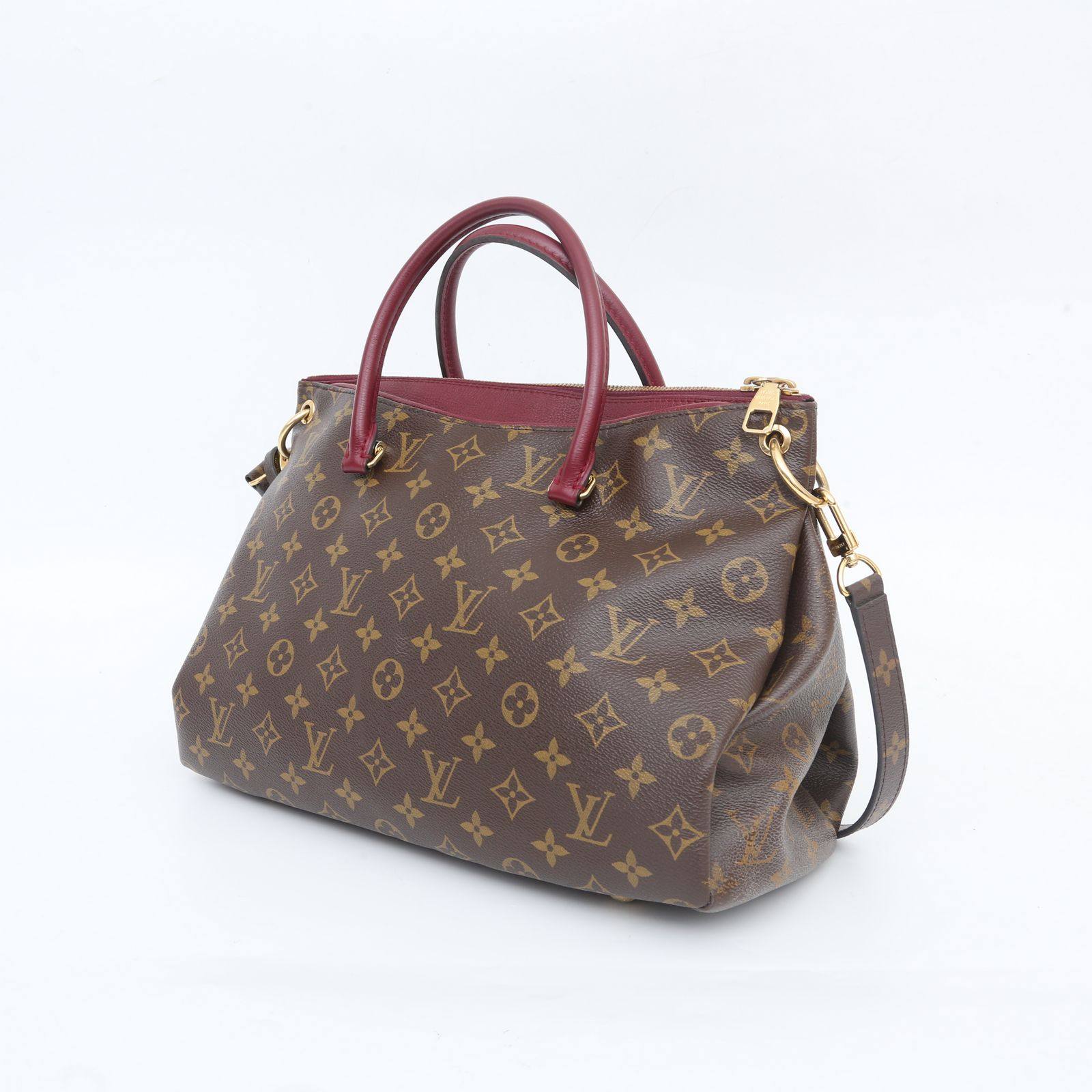 [9.5新]路易威登louisvuitton女士老花pallas手袋传奇包大号60628