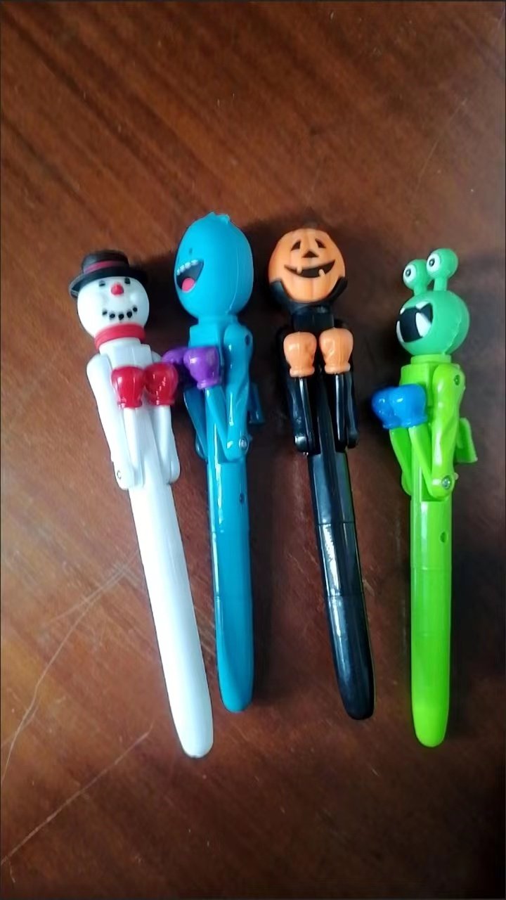 琳琅头拳击笔创意解压笔小学生专用高颜值耐用可爱搞笑整蛊减压玩具笔