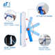 이탈리아 Shida Professional High-Altitude Glass Artifact Scraper Cleaning 특수 와이퍼 텔레스코픽로드 청소 도구 이탈리아 Shida Professional High-Altitude Glass Artifact Scraper Cleaning 특수 와이퍼 텔레스코픽로드 청소 도구