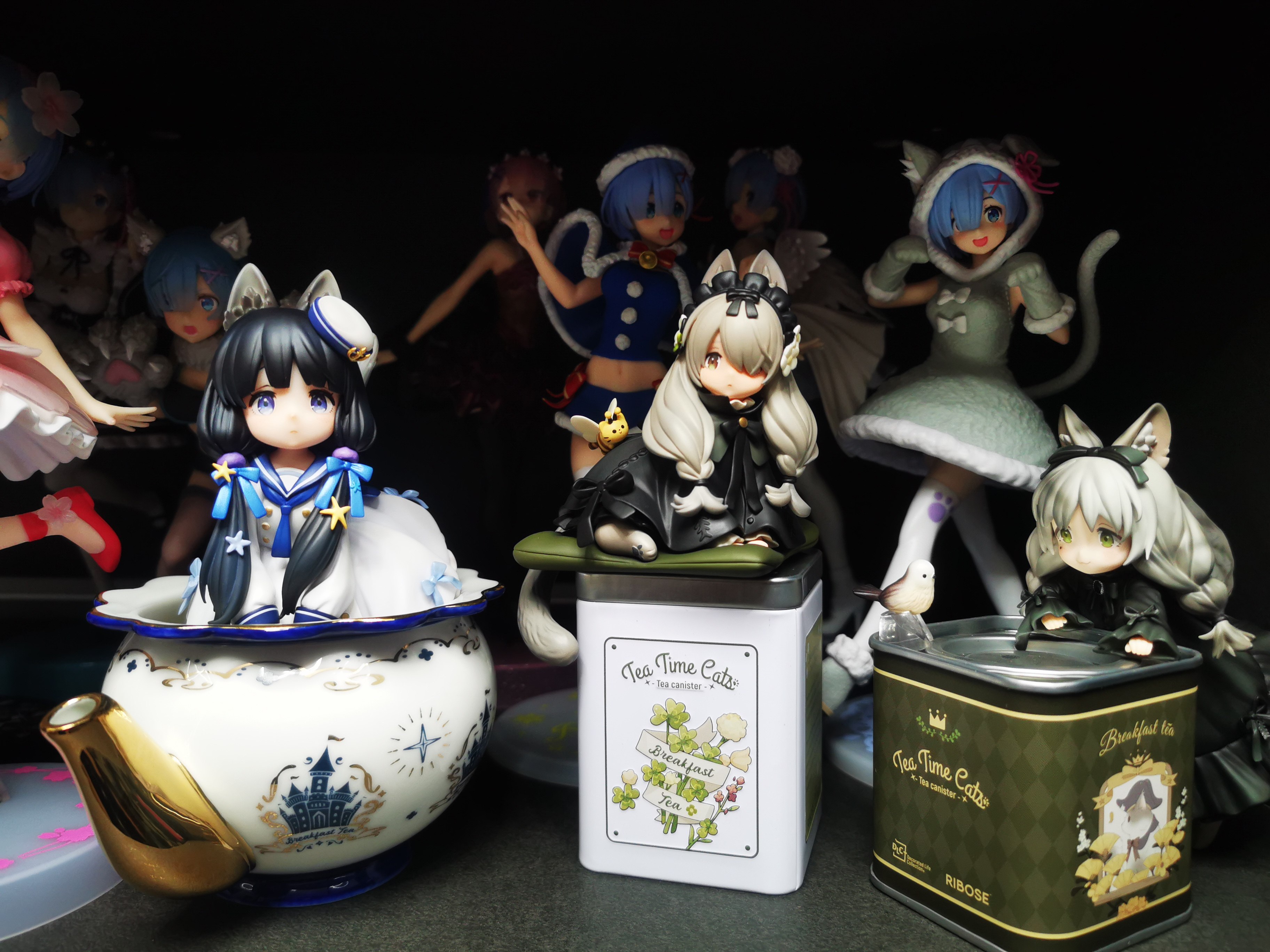 猫受屋ribose核糖茶会猫茶壶喵奶牛猫影法师手办现货