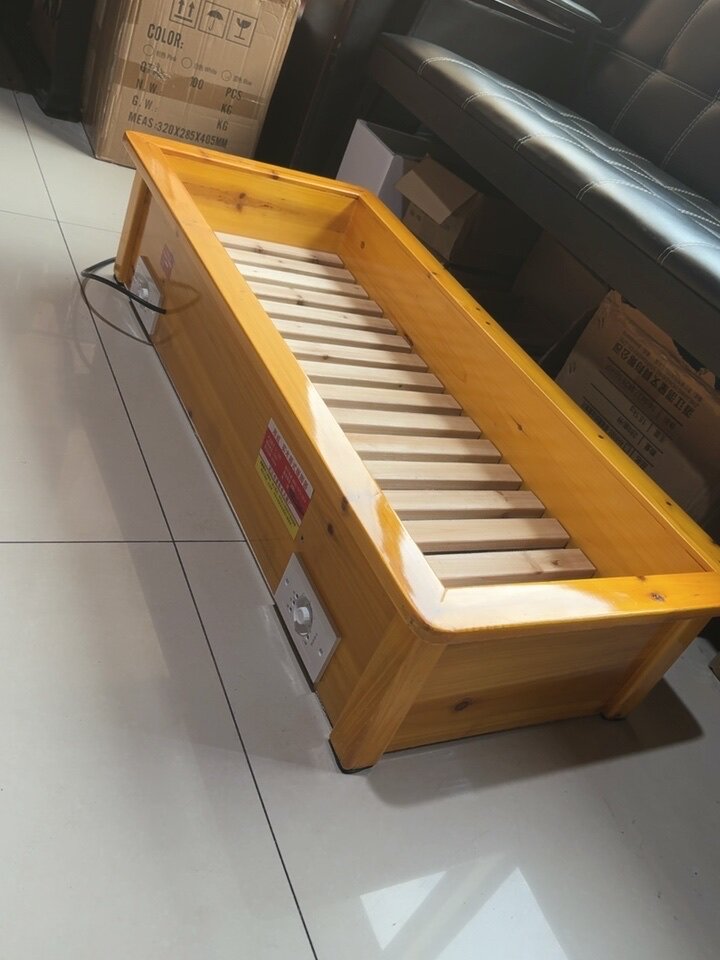 烤火炉实木取暖器烘烤脚暖脚器家用长方形湖南节能电火桶盆烤火箱