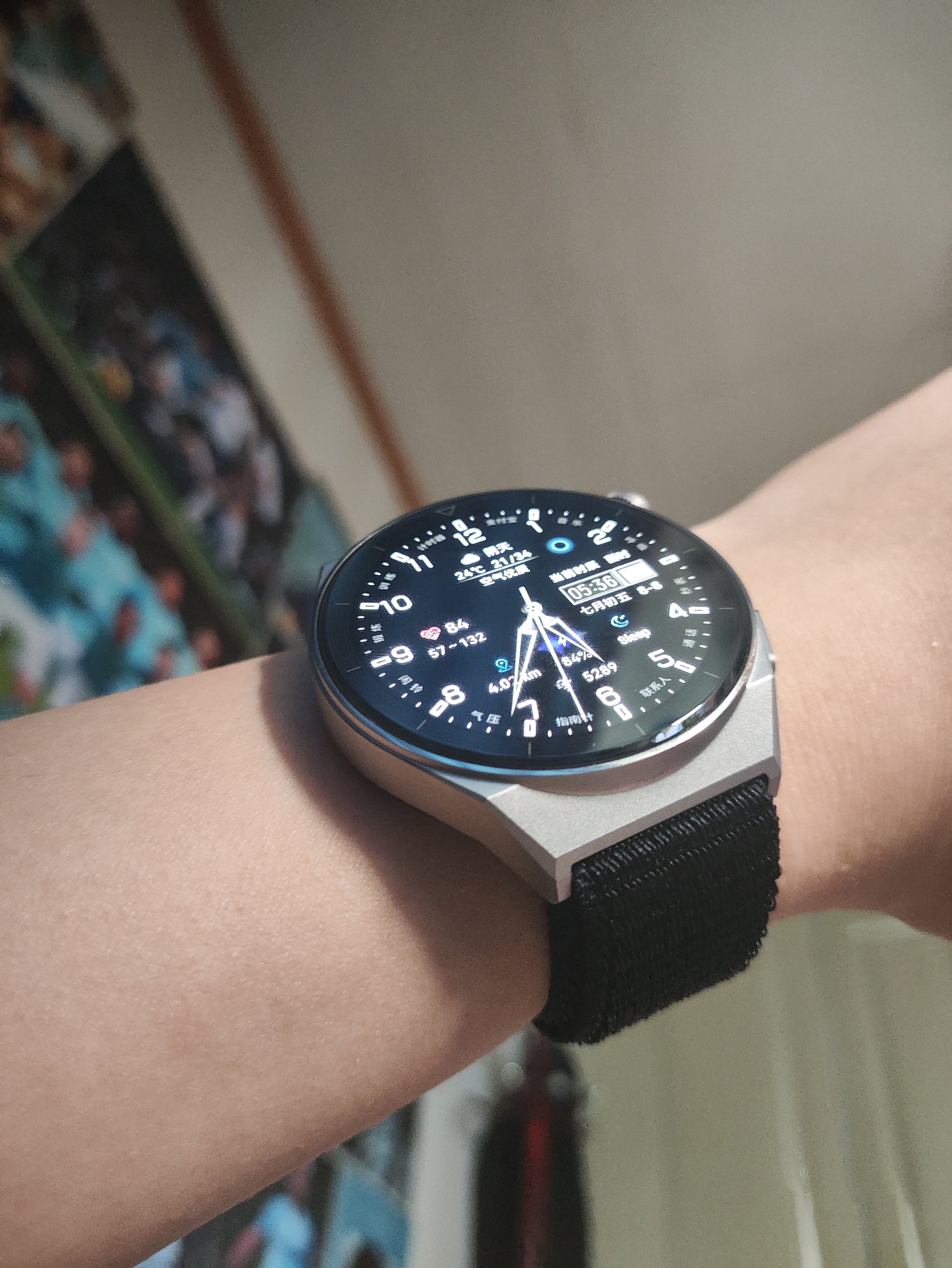 适用华为gt4表带gt3智能watch4/3pro手表gt2荣耀gs3i新款magic尼龙