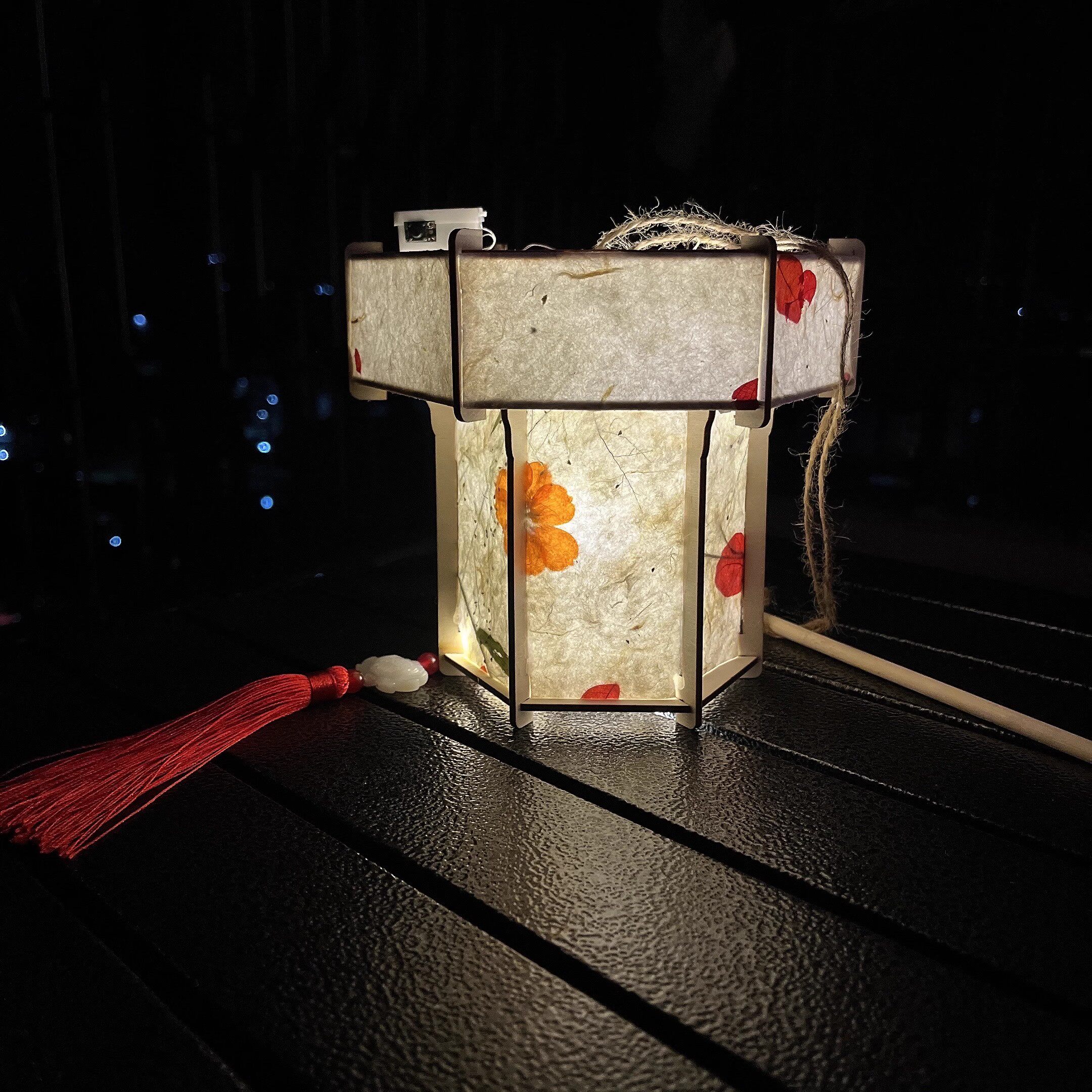 中秋节灯笼2025新款古风儿童手提兔子花灯宫灯挂饰手工diy材料包