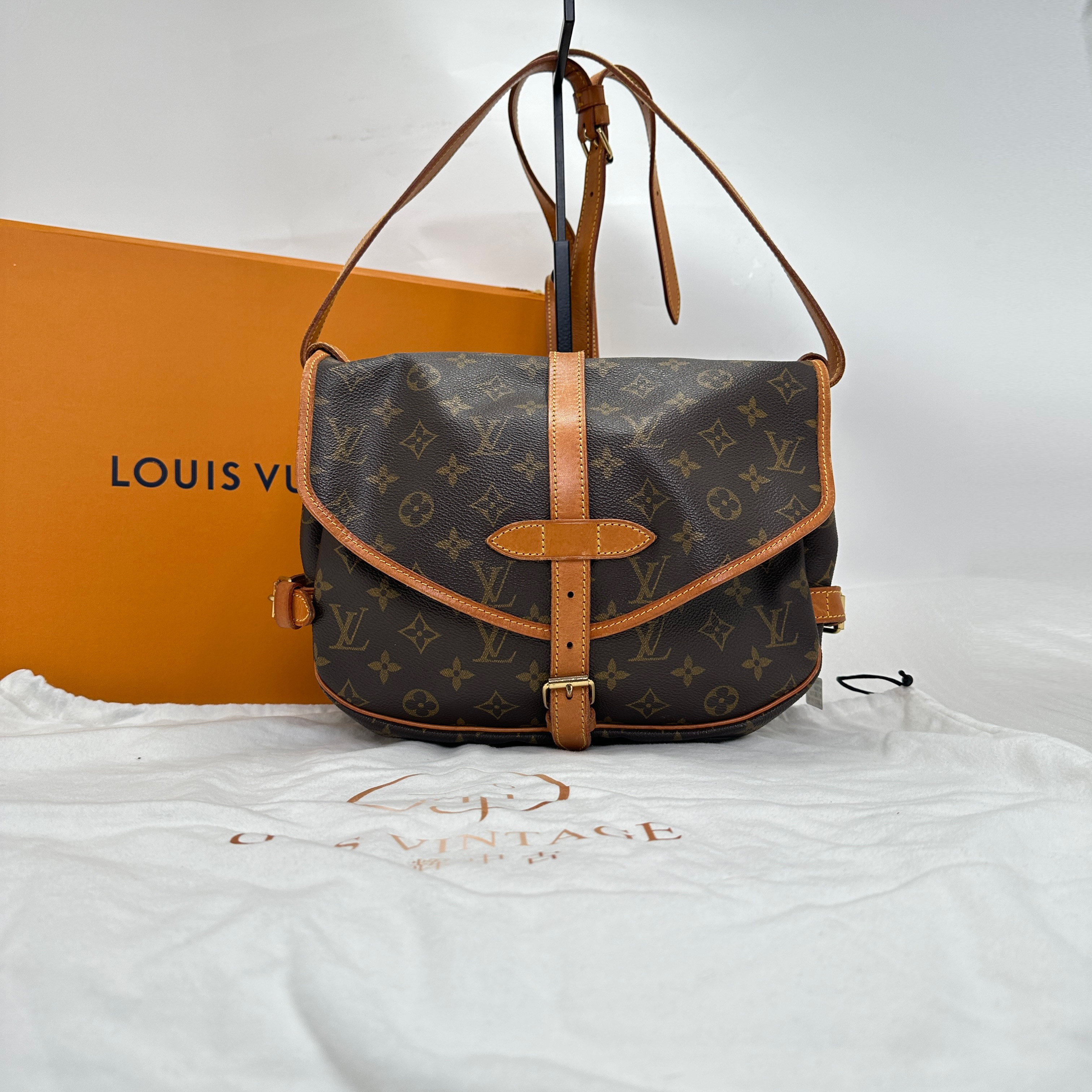 一元起拍[9.5新]lv/路易威登老花双子星小号通勤单肩斜挎包包正品