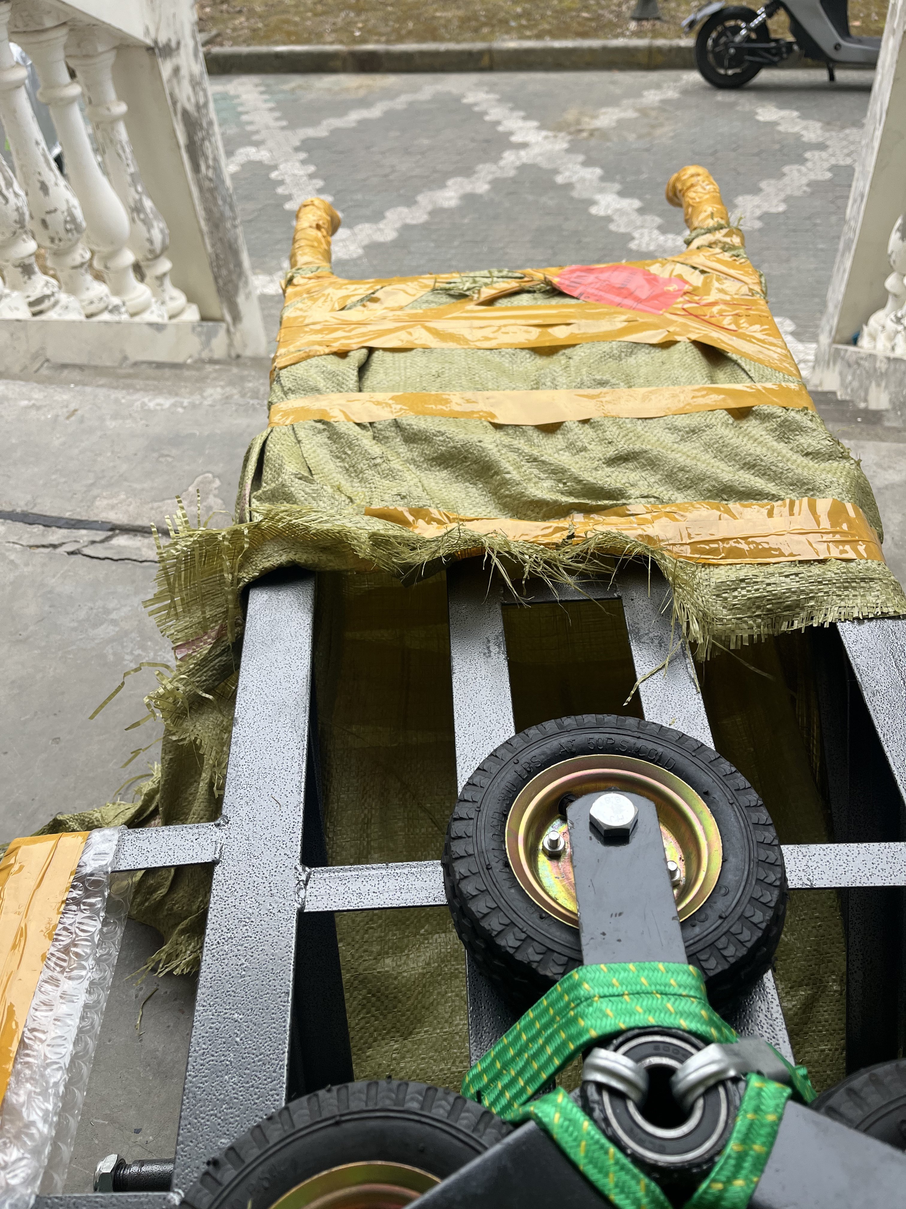 爬楼车六轮上楼梯神器搬运行李车手拉推车载重王下楼折叠拉杆拖车