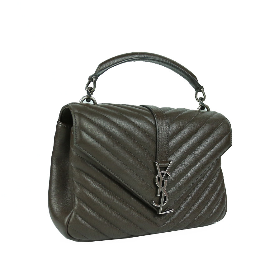 [五折即刻拍] [9.5新]圣罗兰ysl女士单肩斜挎邮差包参考价18000