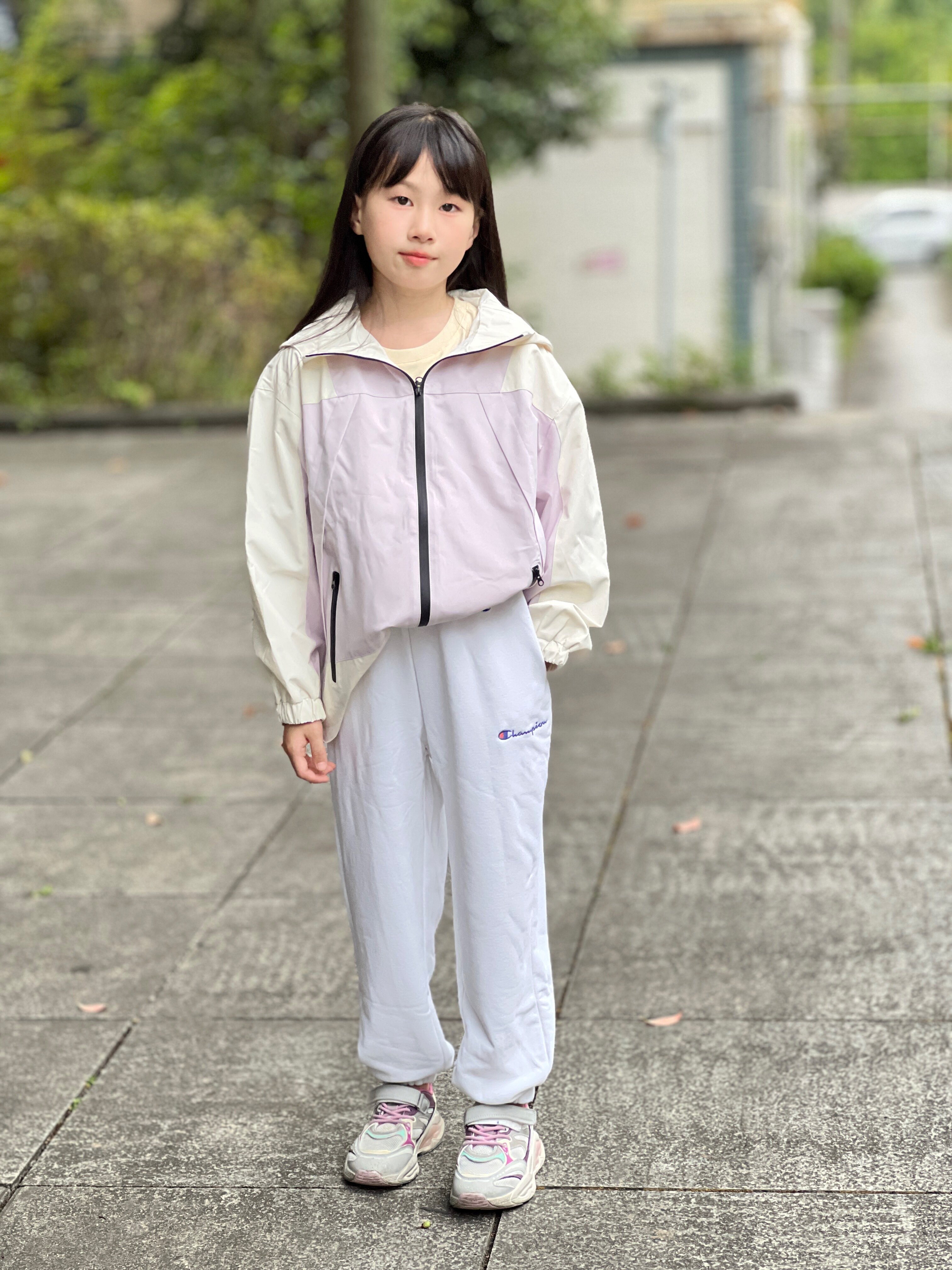 champion冠军儿童装25春季新款女大小童休闲舒适松紧腰运动长裤潮