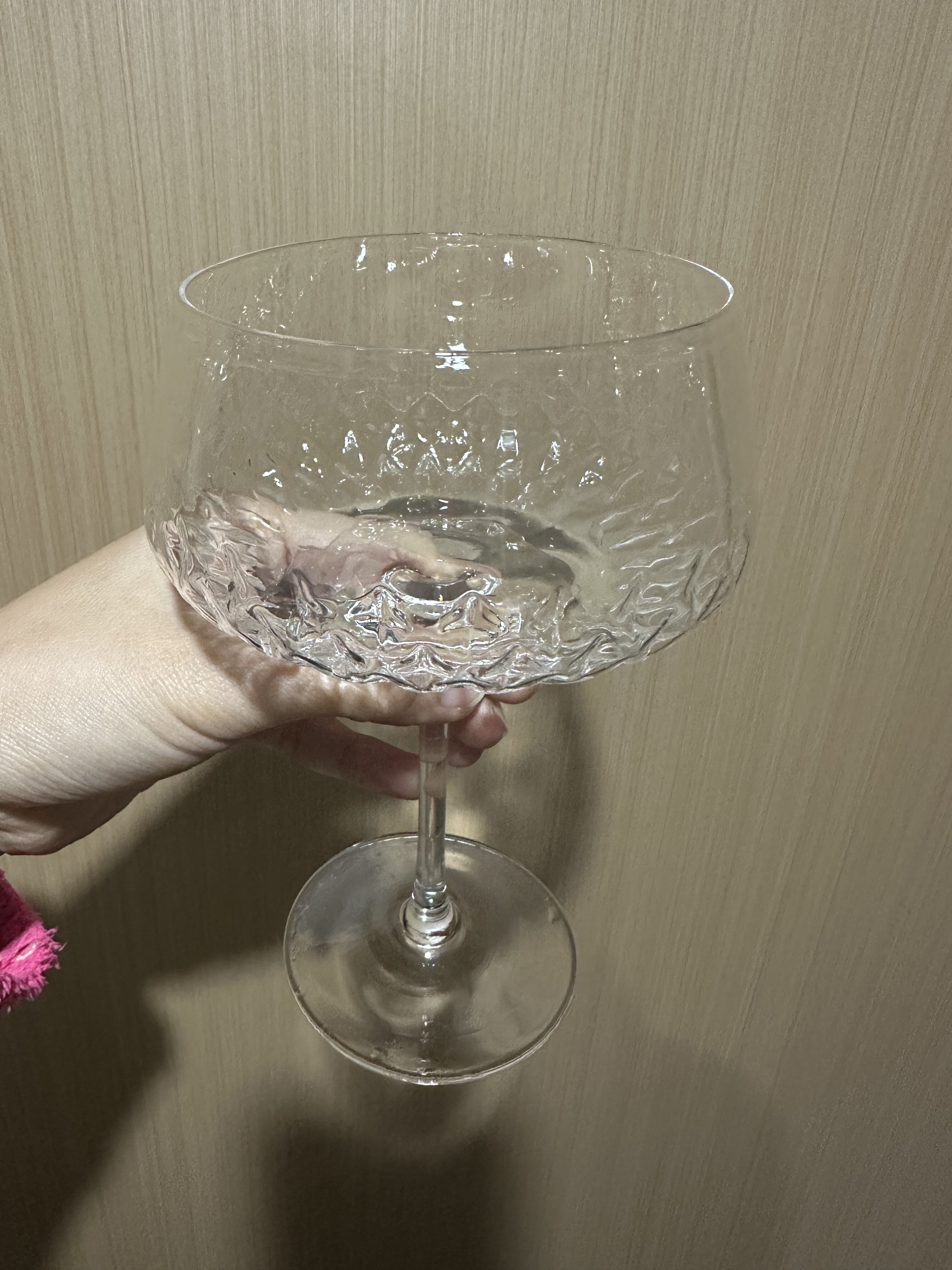 水晶刻花高脚杯鸡尾酒杯香槟杯蝶形塔杯玻璃杯创意马天尼杯调酒杯