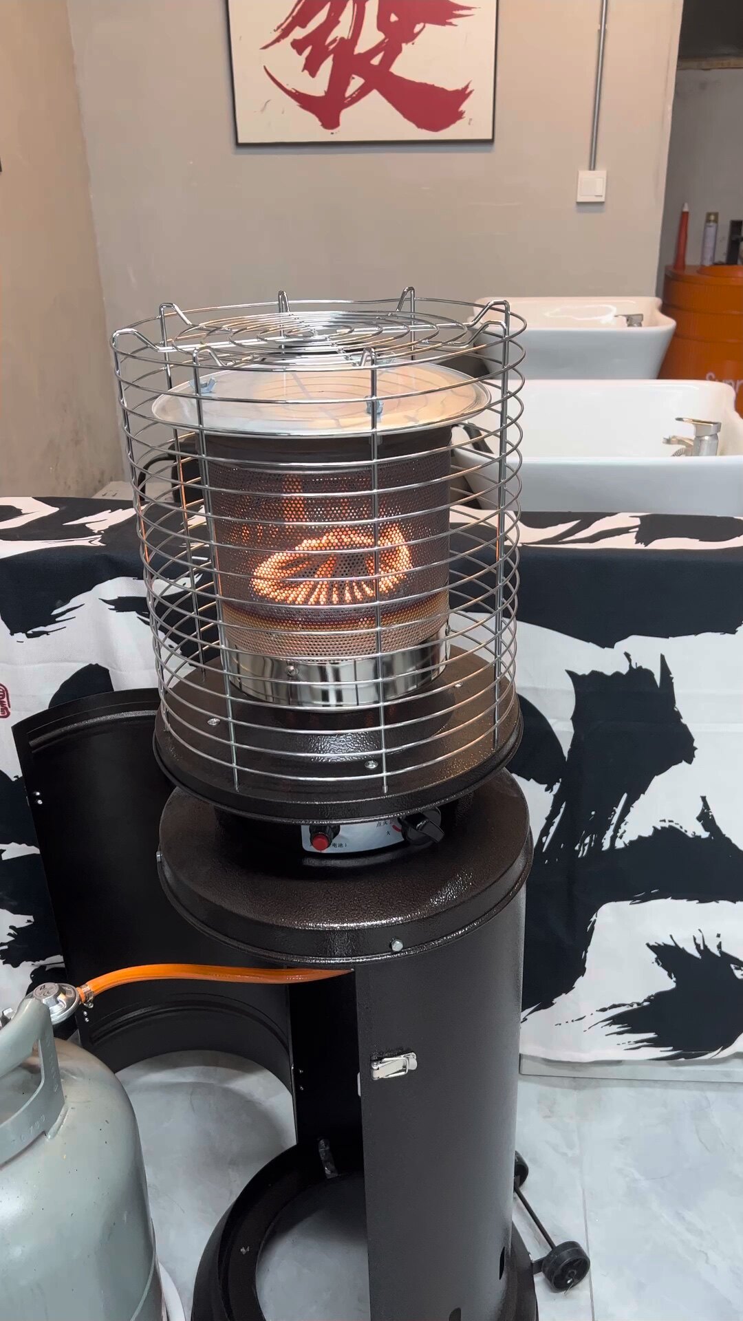 烧水燃气取暖器液化气烤火炉煤气室内取暖炉商用户外家用移动暖气