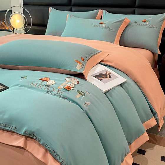 Old tailor 100% cotton 80 pieces fine tin silk cotton four-piece set light luxury bedding embroidery set
Old tailor 100% cotton 80 pieces fine tin silk cotton four-piece set light luxury bedding embroidery set