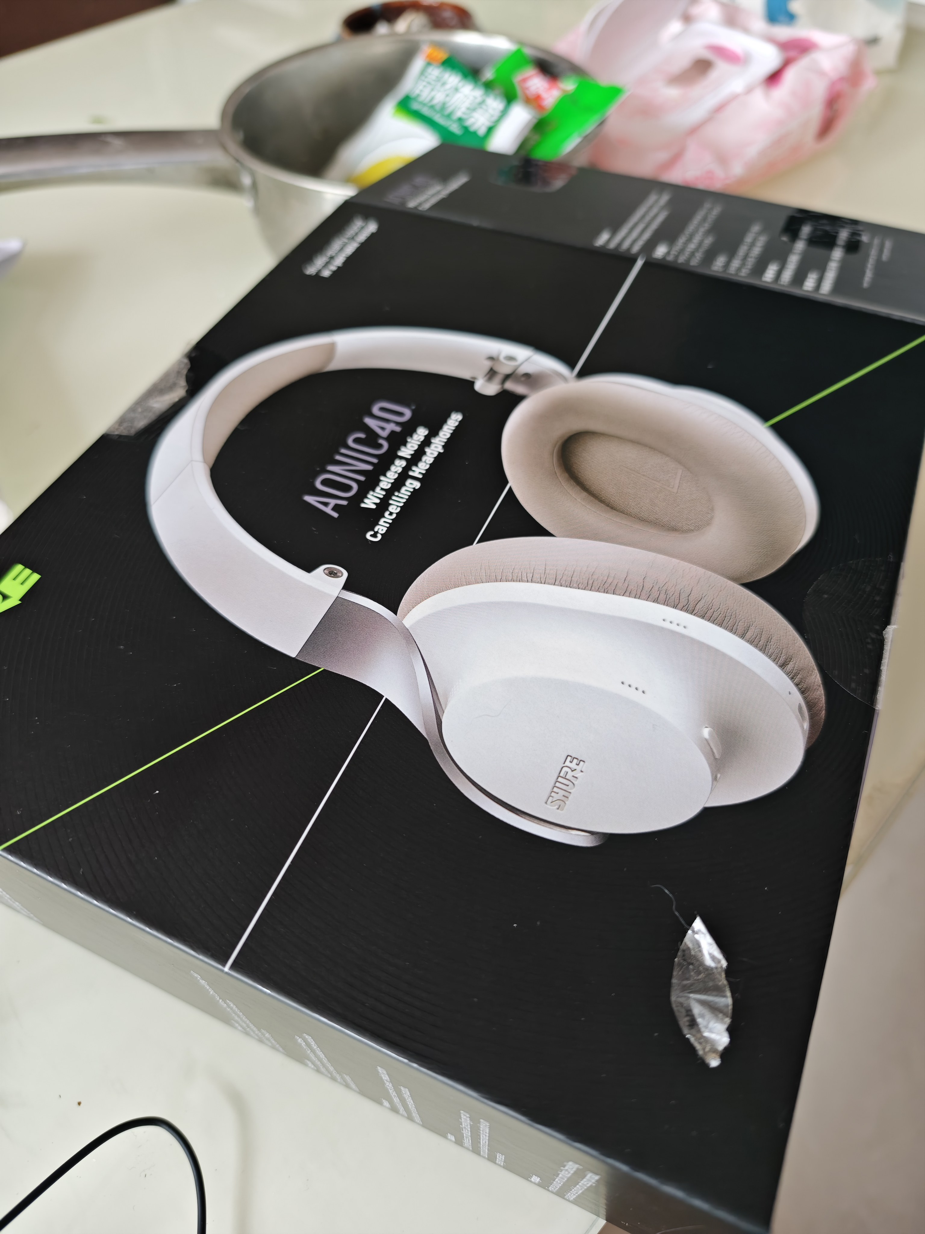 shure/舒尔 aonic40无线蓝牙主动降噪耳机头戴式音乐监听耳麦机