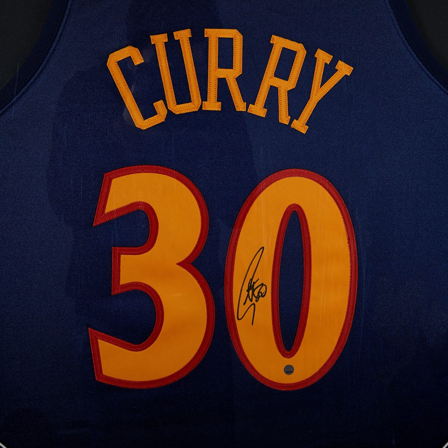 nba篮球球星库里亲笔签名球衣 发行公司出品 假一赔十 - 资产处置