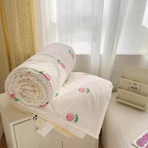 Class A mother and baby grade machine washable cotton single piece double summer thin air conditioning quilt children's dormitory gift
Class A mother and baby grade machine washable cotton single piece double summer thin air conditioning quilt children's dormitory gift