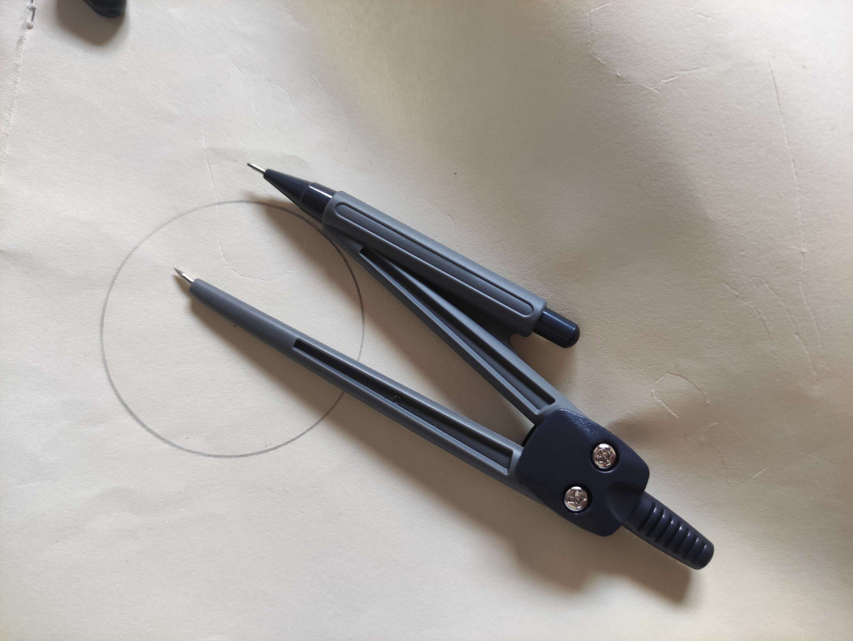 金属圆规小学生专用初中生六年级不锈钢儿童专业考试高中尺子2b教师用