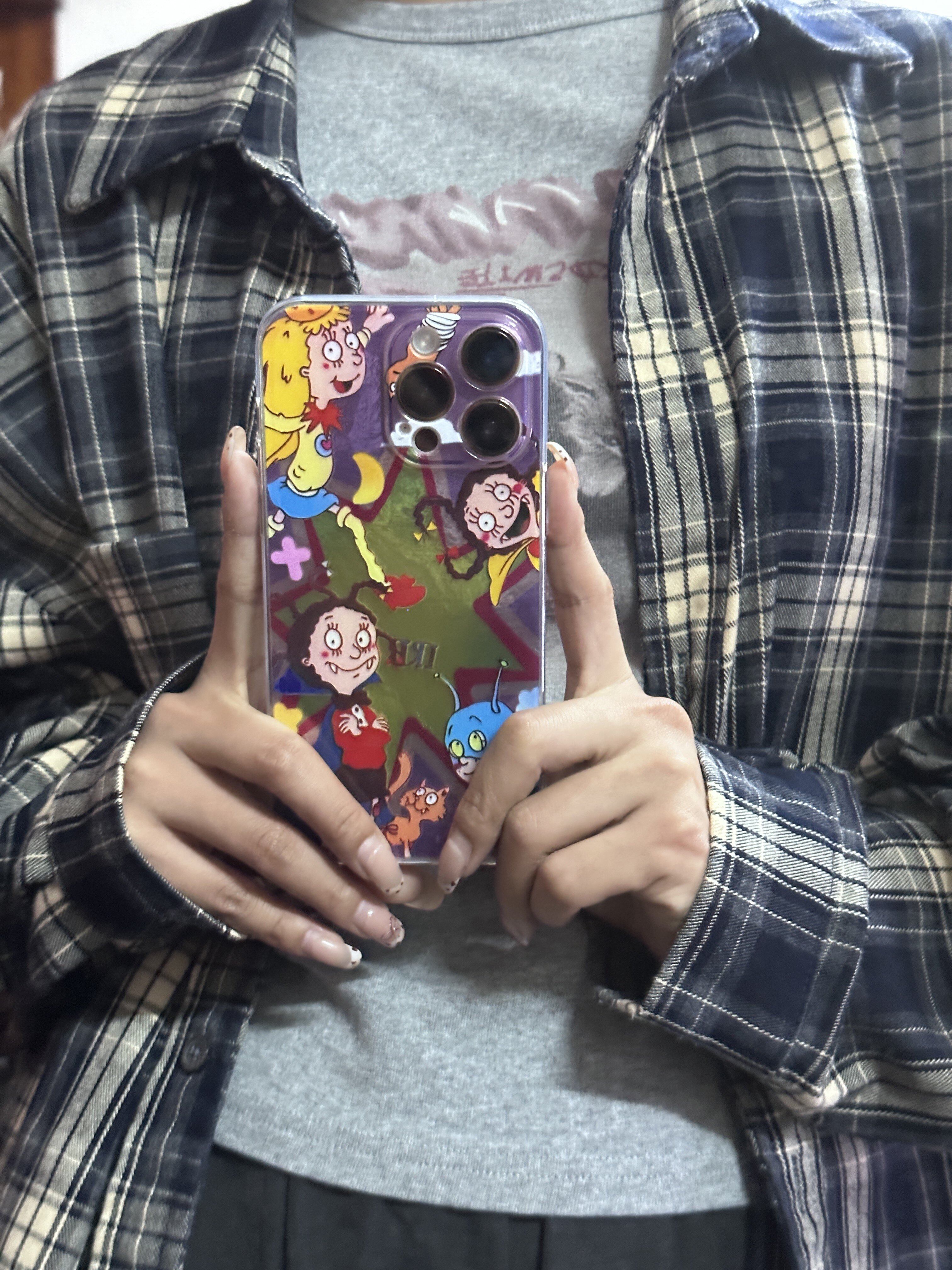 动漫卡通小魔女蒙娜适用一加ace3pro/ace2手机壳透明oneplusace竞速