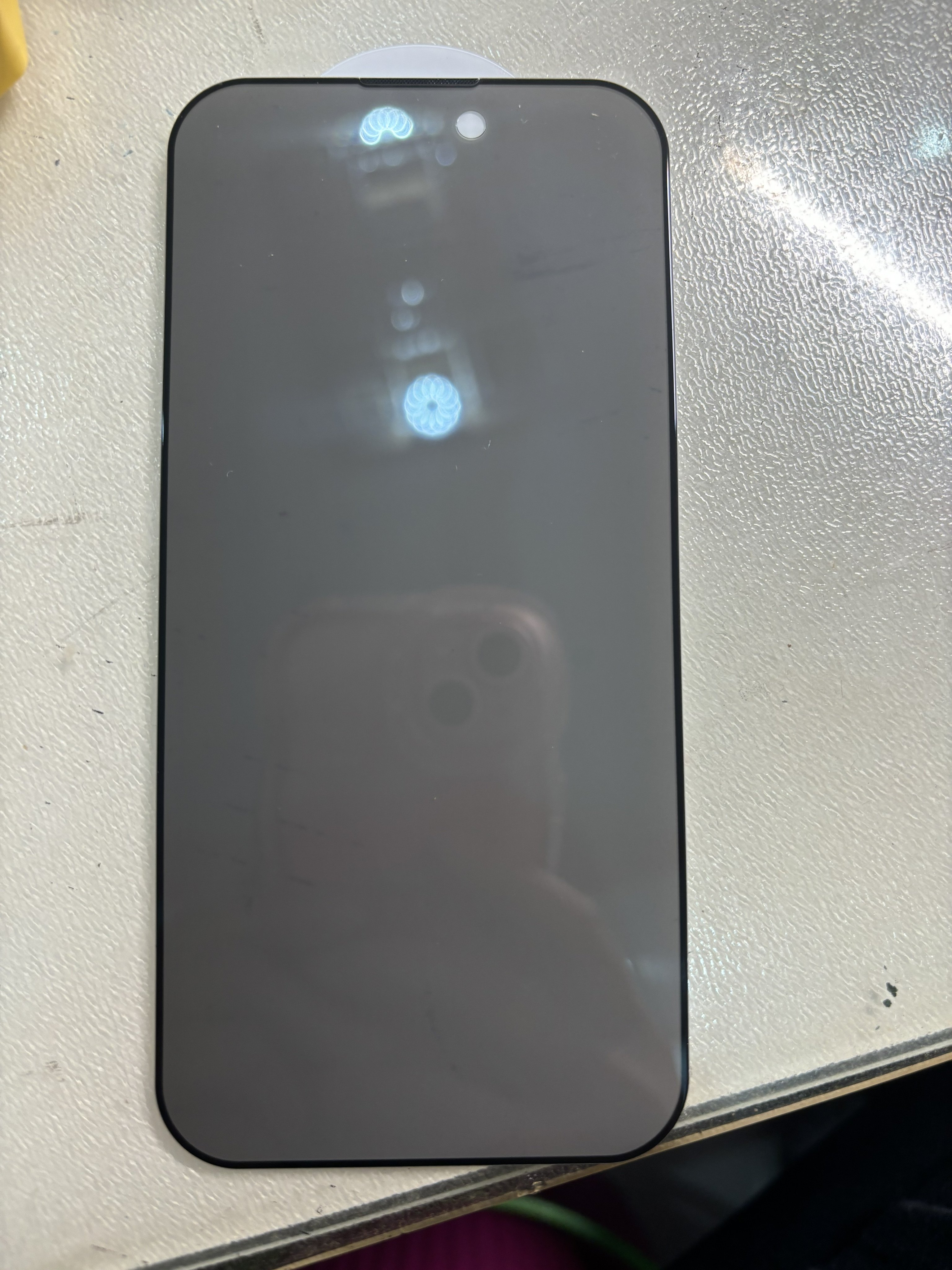 适用苹果14pro钢化膜iphone15promax手机膜13全屏16听筒防尘网11贴膜1