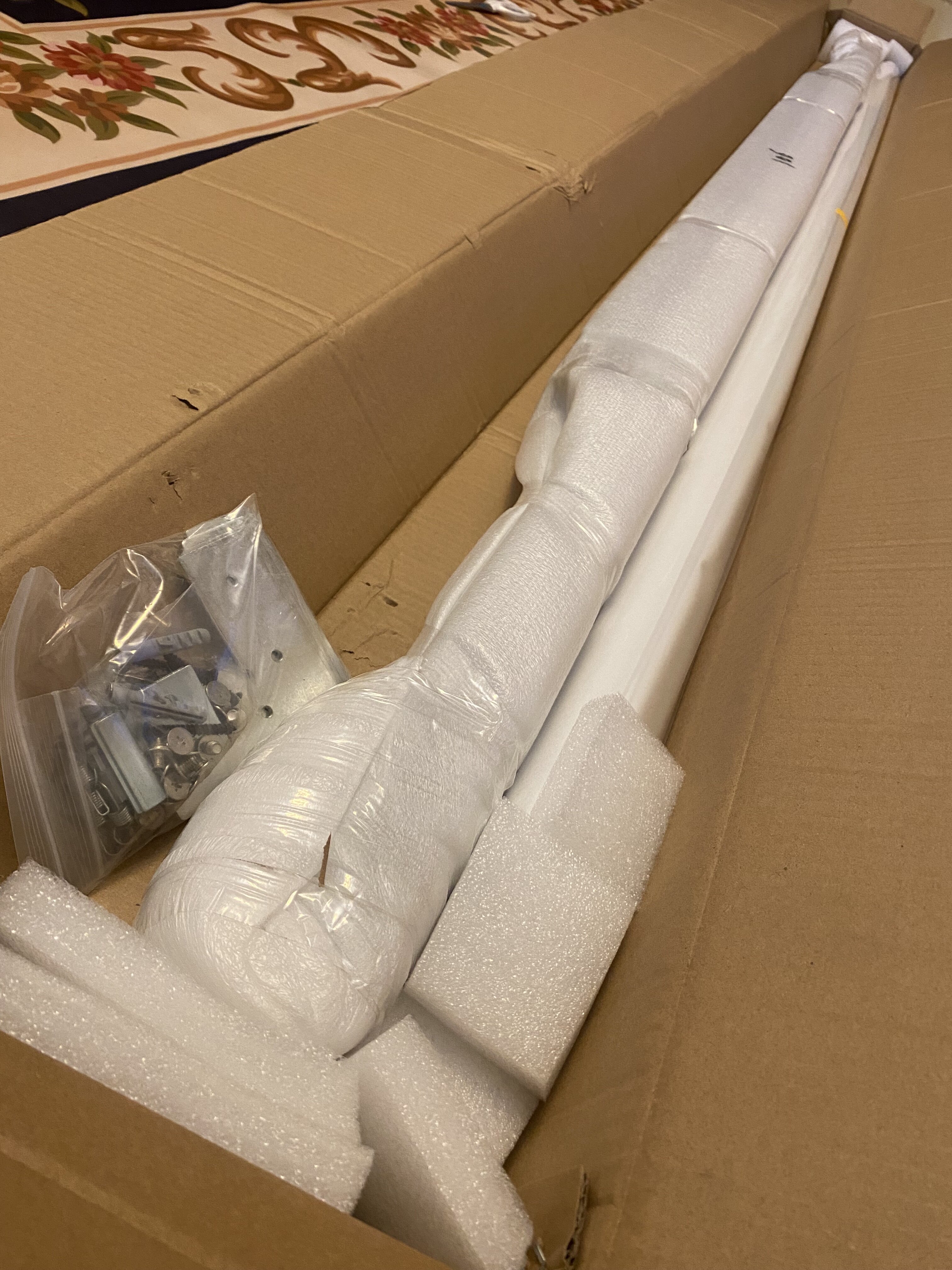 红金叶画框幕布 100寸 16:9 投影仪幕布 高清投影机幕布投影幕