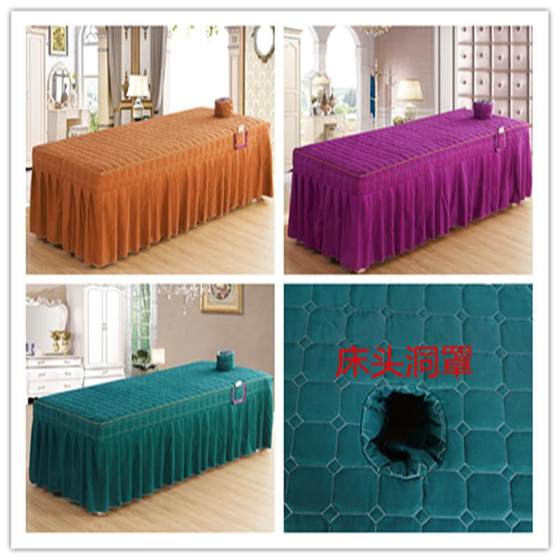 Beauty bed cover Single -thicken physiotherapy Simple Massage bed Bed with a hole, a sheet bed cover of the bed cover, washing the bed,
Beauty bed cover Single -thicken physiotherapy Simple Massage bed Bed with a hole, a sheet bed cover of the bed cover, washing the bed,