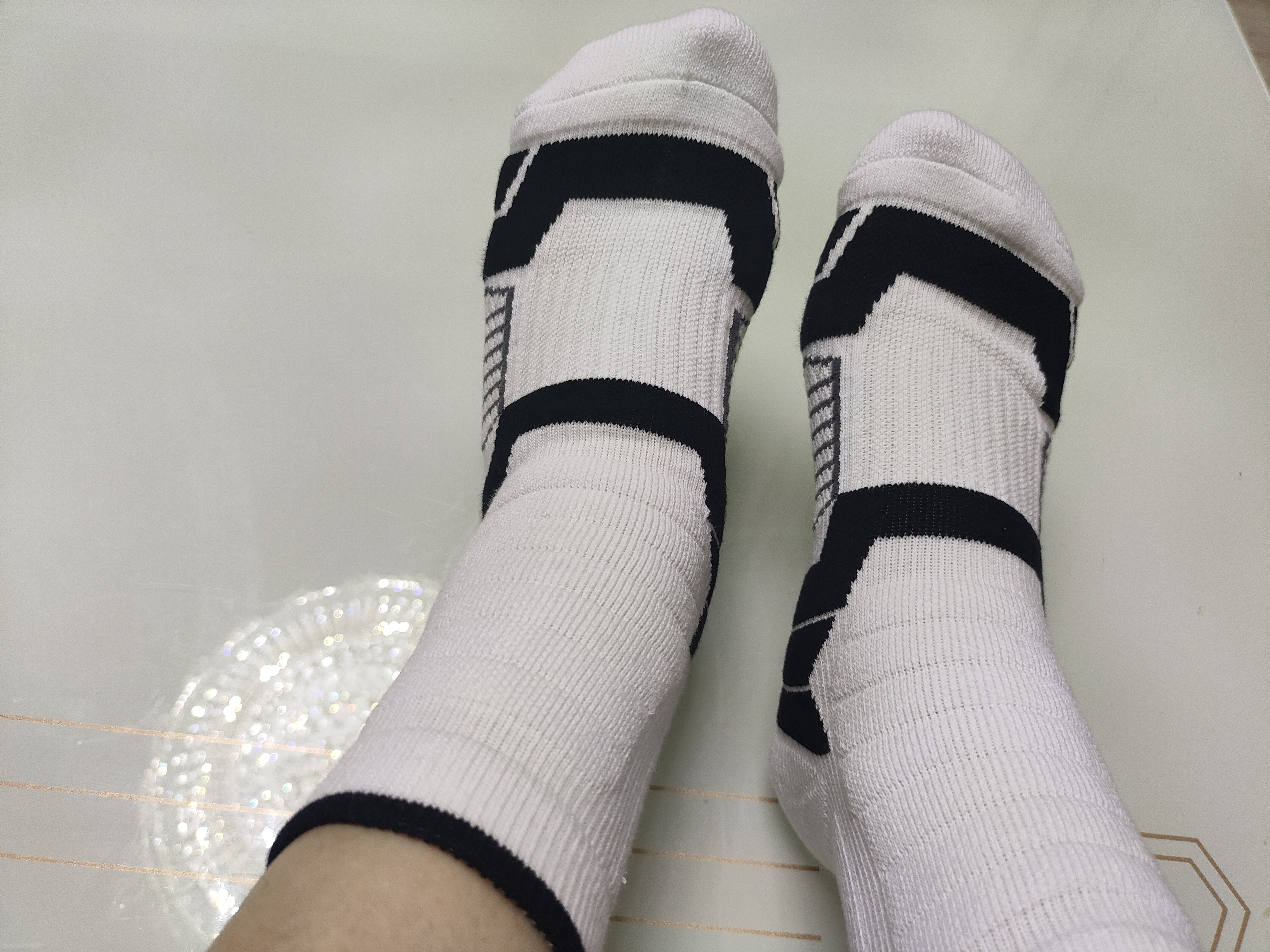 男士袜子中筒袜男生运动袜专业跑步马拉松健身毛巾底吸汗防臭长袜
