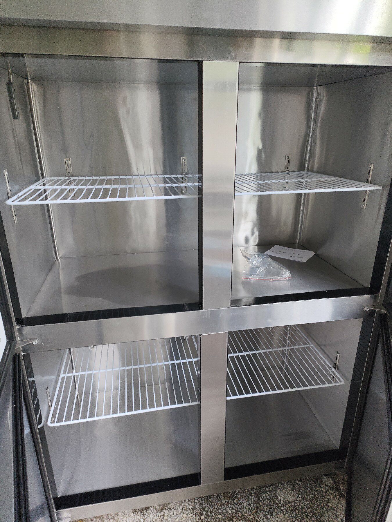 冰仕特玻璃门四门冰箱商用冷藏冷冻柜双温冷柜4开门冰柜展示柜