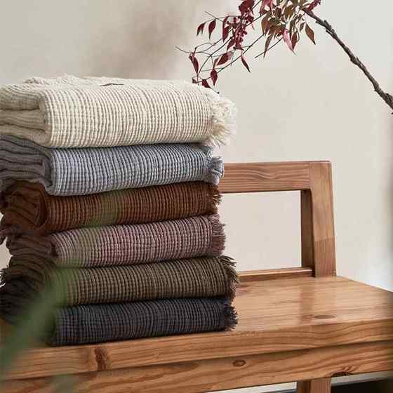 Maillard color blanket four-layer yarn cotton tassel blanket Class A retro Japanese retro sofa thin quilt cover blanket
Maillard color blanket four-layer yarn cotton tassel blanket Class A retro Japanese retro sofa thin quilt cover blanket