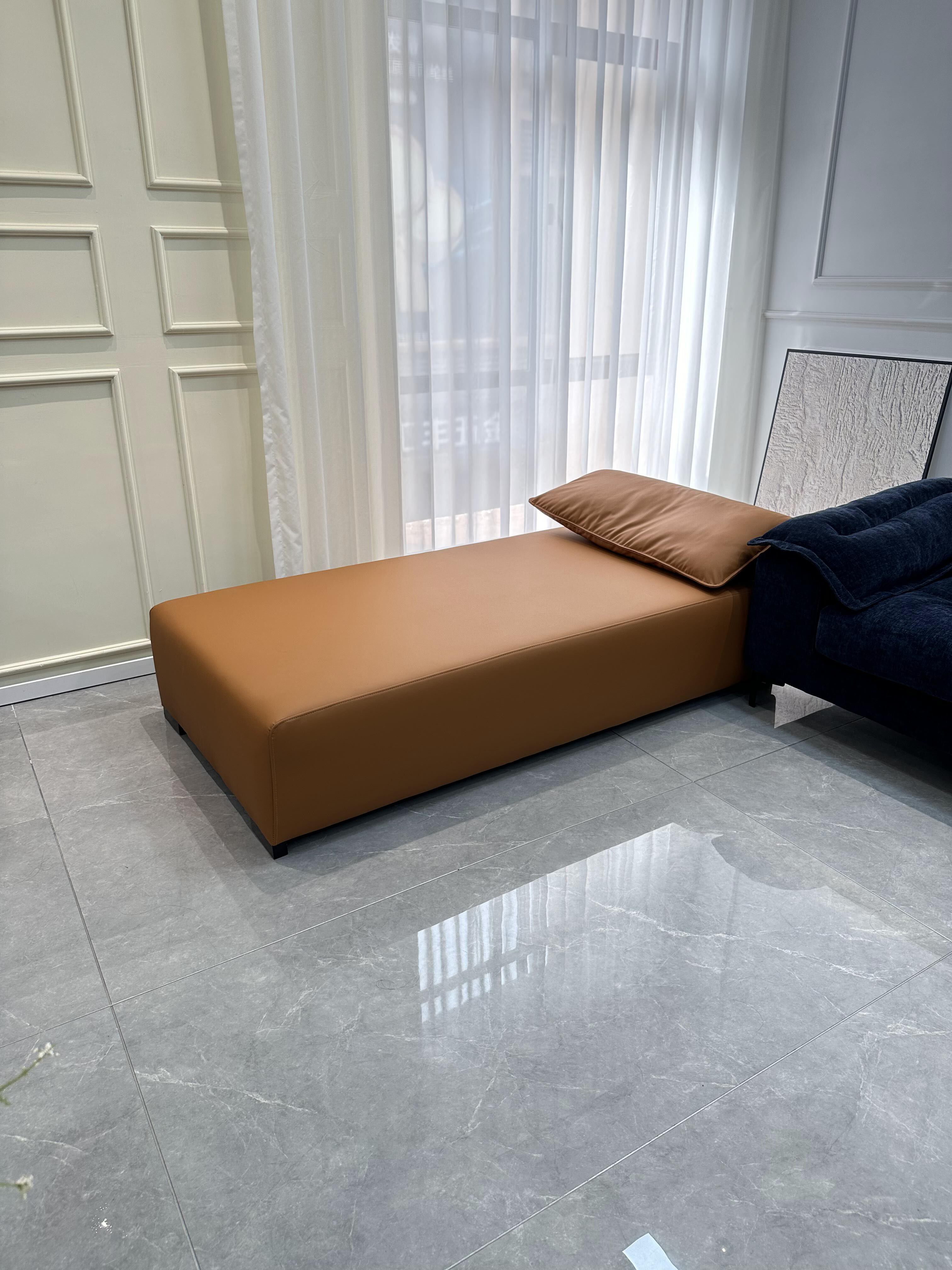 轻奢极简贵妃沙发大座深懒人躺椅酒店民宿小户型休闲躺椅