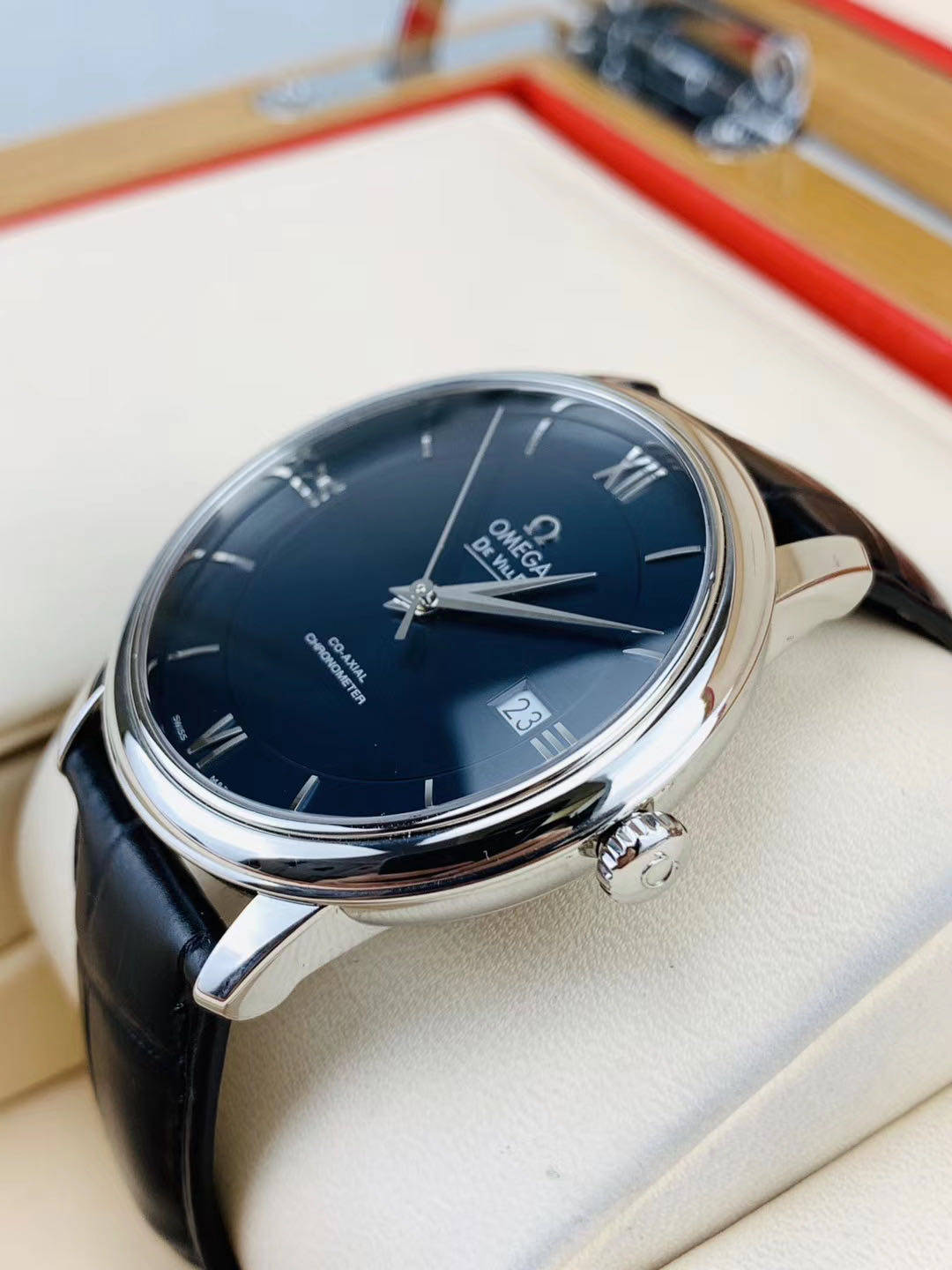 5新]欧米茄手表男表碟飞全自动机械表424.13.40.20.03.001