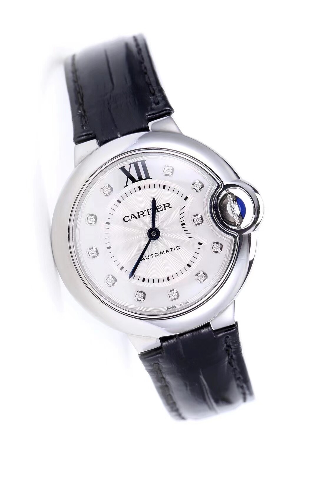 女神精品推荐[98新]卡地亚蓝气球系列w4bb0009全自动机械手表女表