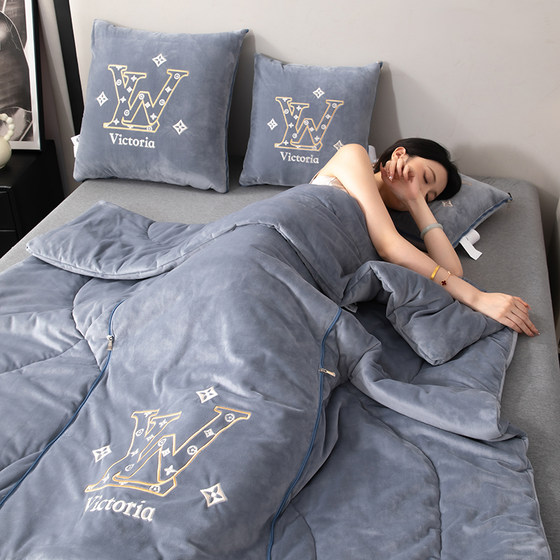 Class A high-end thickened baby velvet pillow quilt dual-purpose car cushion pillow sofa office lunch blanket
Class A high-end thickened baby velvet pillow quilt dual-purpose car cushion pillow sofa office lunch blanket