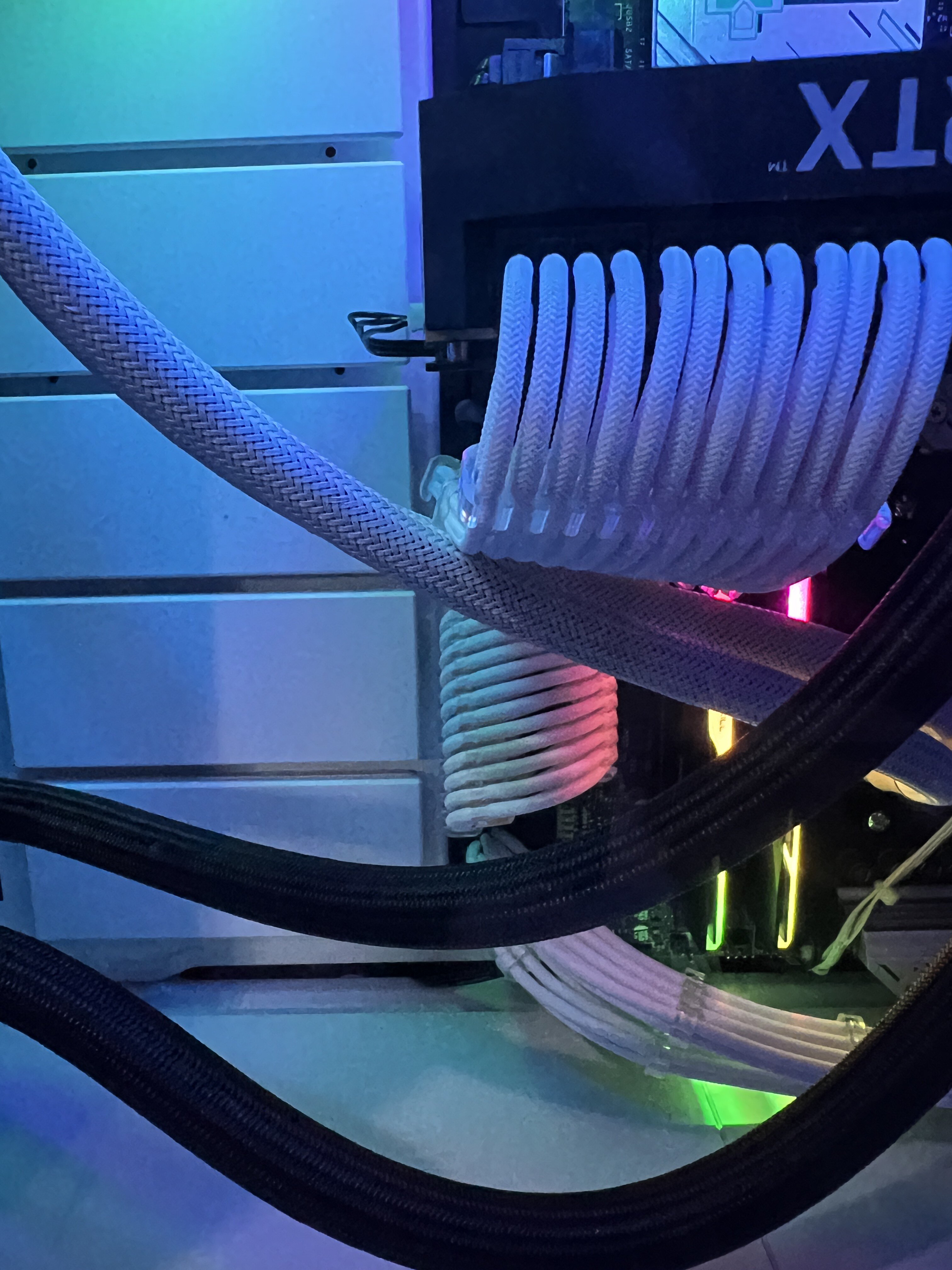 电脑电源延长线cpu主板24p显卡延长线定制线包网编织线模组延长线