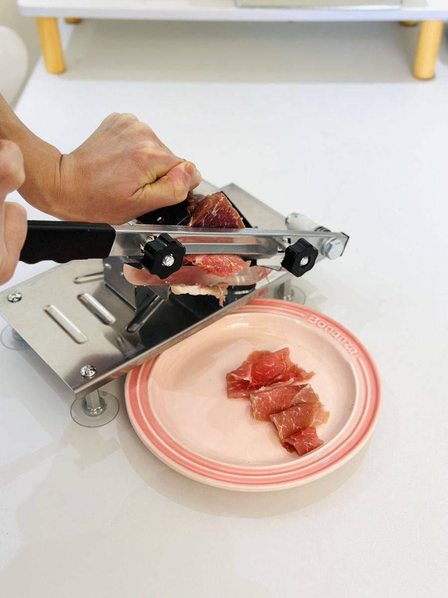 家用羊肉卷切片机小型火锅牛肉卷切片机304不锈钢雪花牛肉切卷机