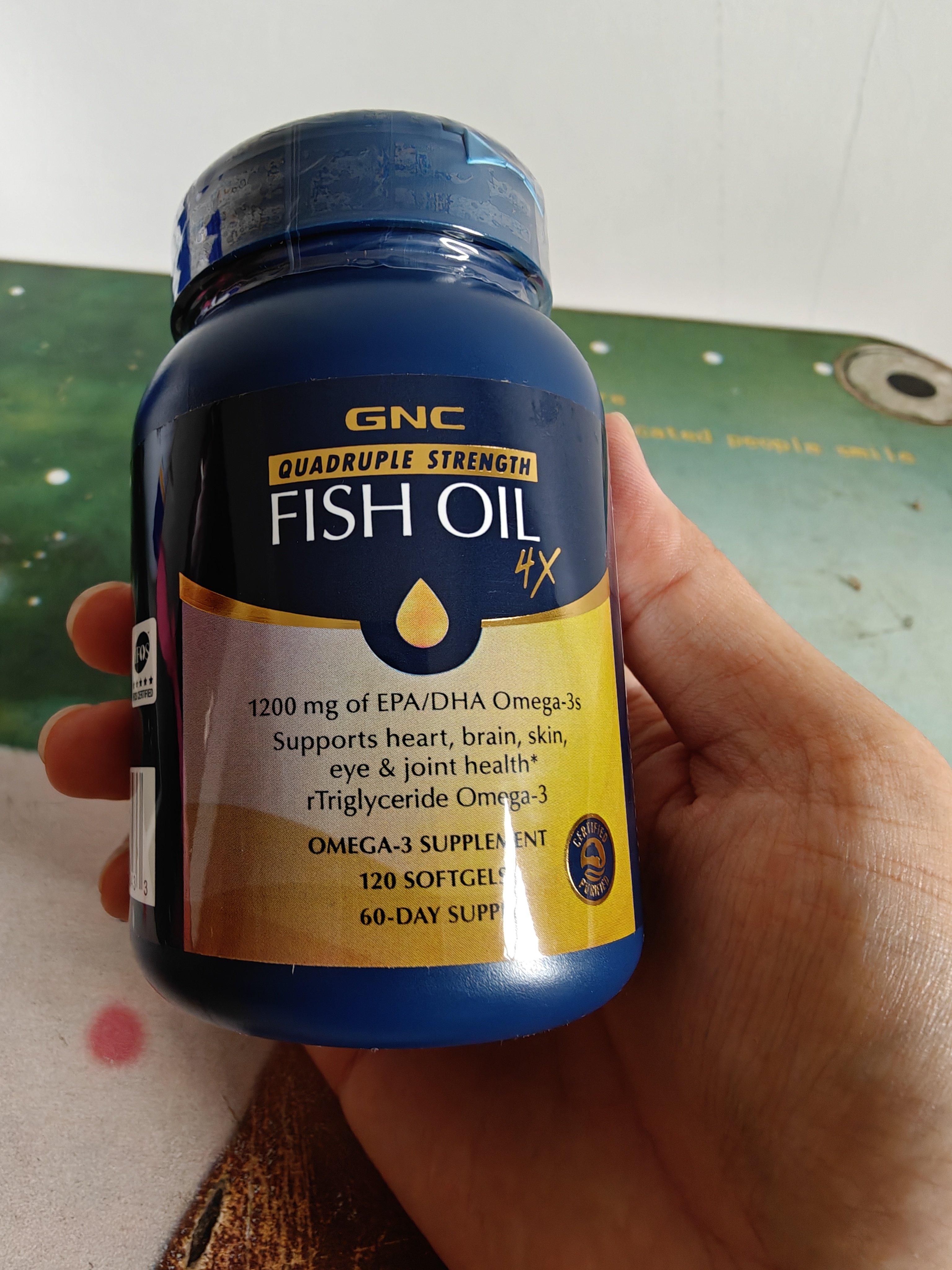 美国gnc高纯度深海鱼油omega3240粒好用么