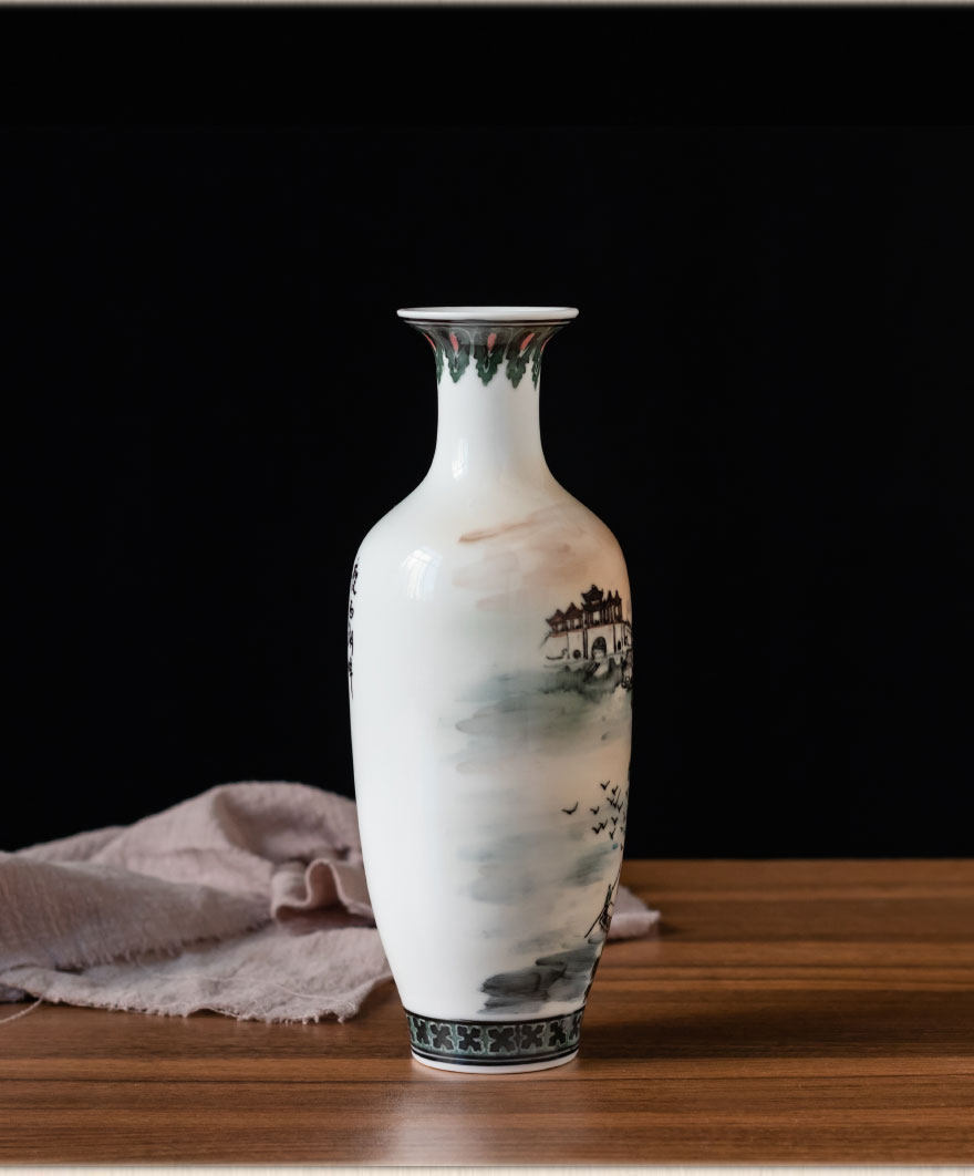 醴陵釉下五彩 【孤品收藏】系60-70年代专属陈列用瓷 纯手绘洪江大球