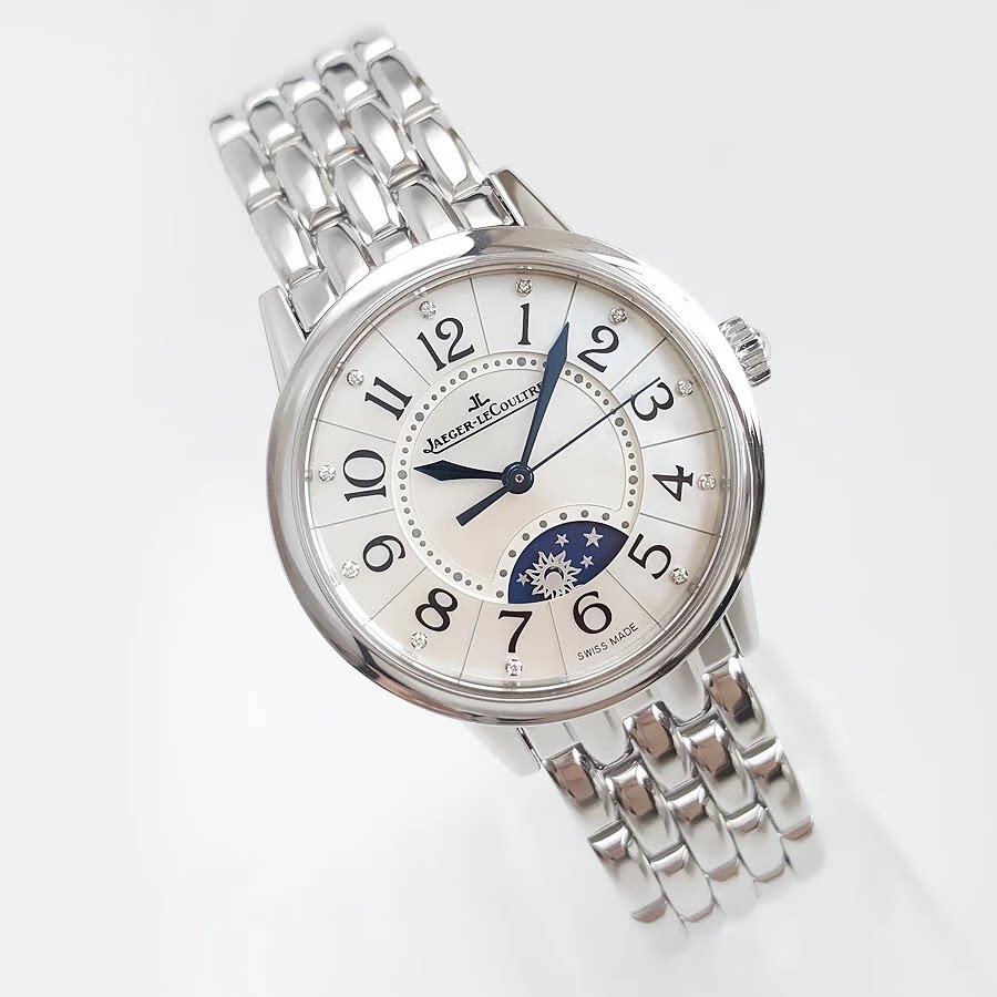 9.8新积家女表约会系列昼夜显示自动机械手表女士正品腕表3468190