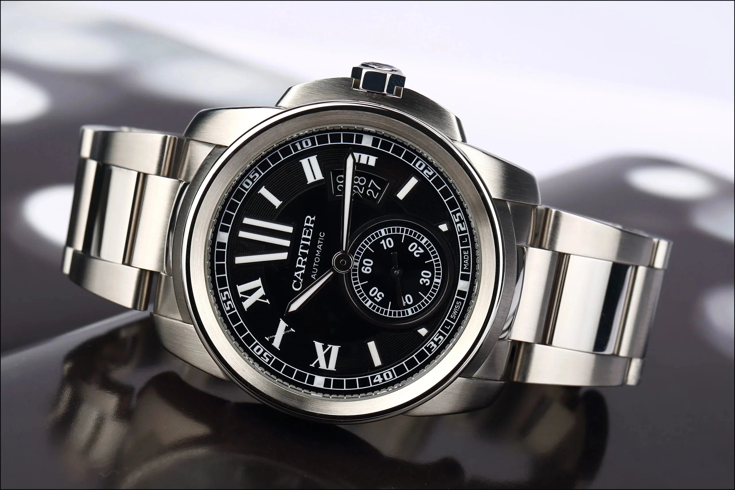 5新]公价57000卡地亚w7100016精钢自动机械男士