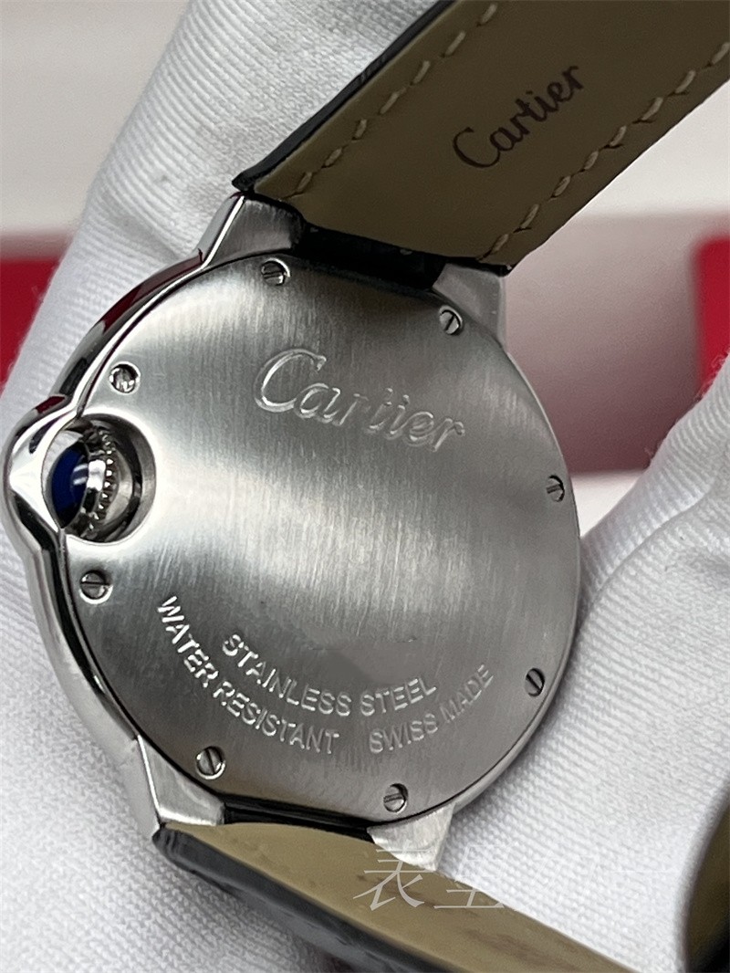 正品[9.8新]卡地亚手表蓝气球系列女表后钻石英女士腕表w6920086